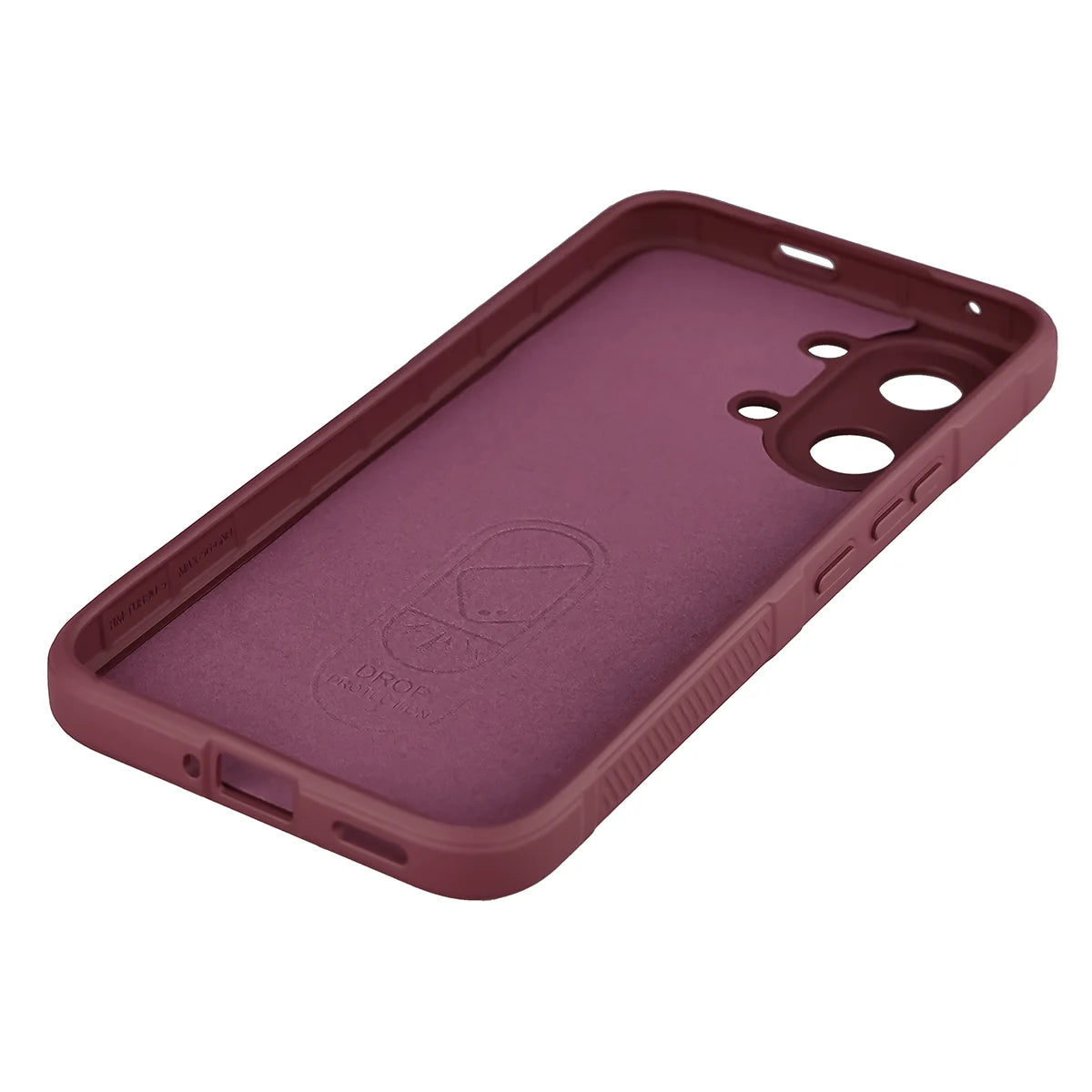 Robuste Handyhülle + gehärtetem Glas für Xiaomi POCO X8 Pro Max, Bizon Tur Pack, Burgunderrot