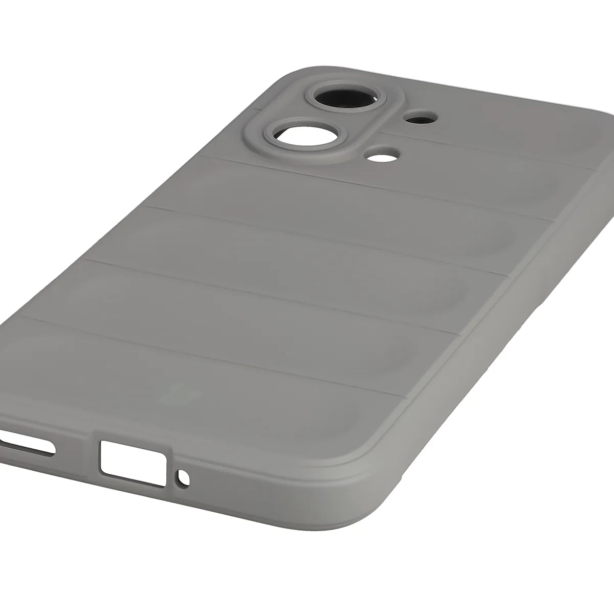 Robuste Handyhülle + gehärtetem Glas für Xiaomi POCO X8 Pro Max, Bizon Tur Pack, Hellgrau