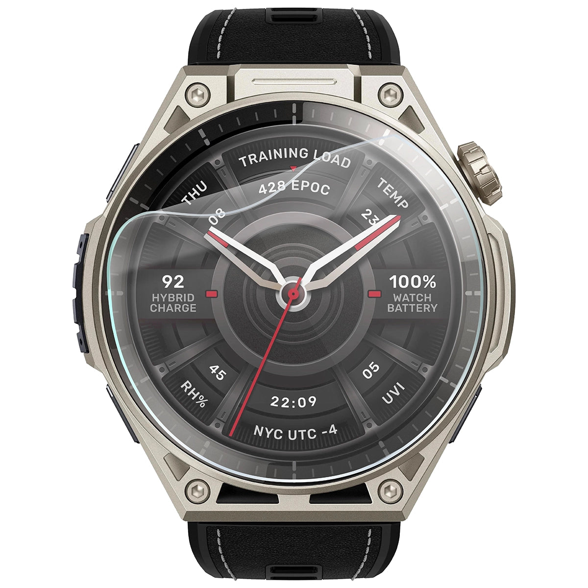 Schutzfolie für den Bildschirm für Amazfit Balance Ultra, Bizon Watch HydroFlex, 3 Stück