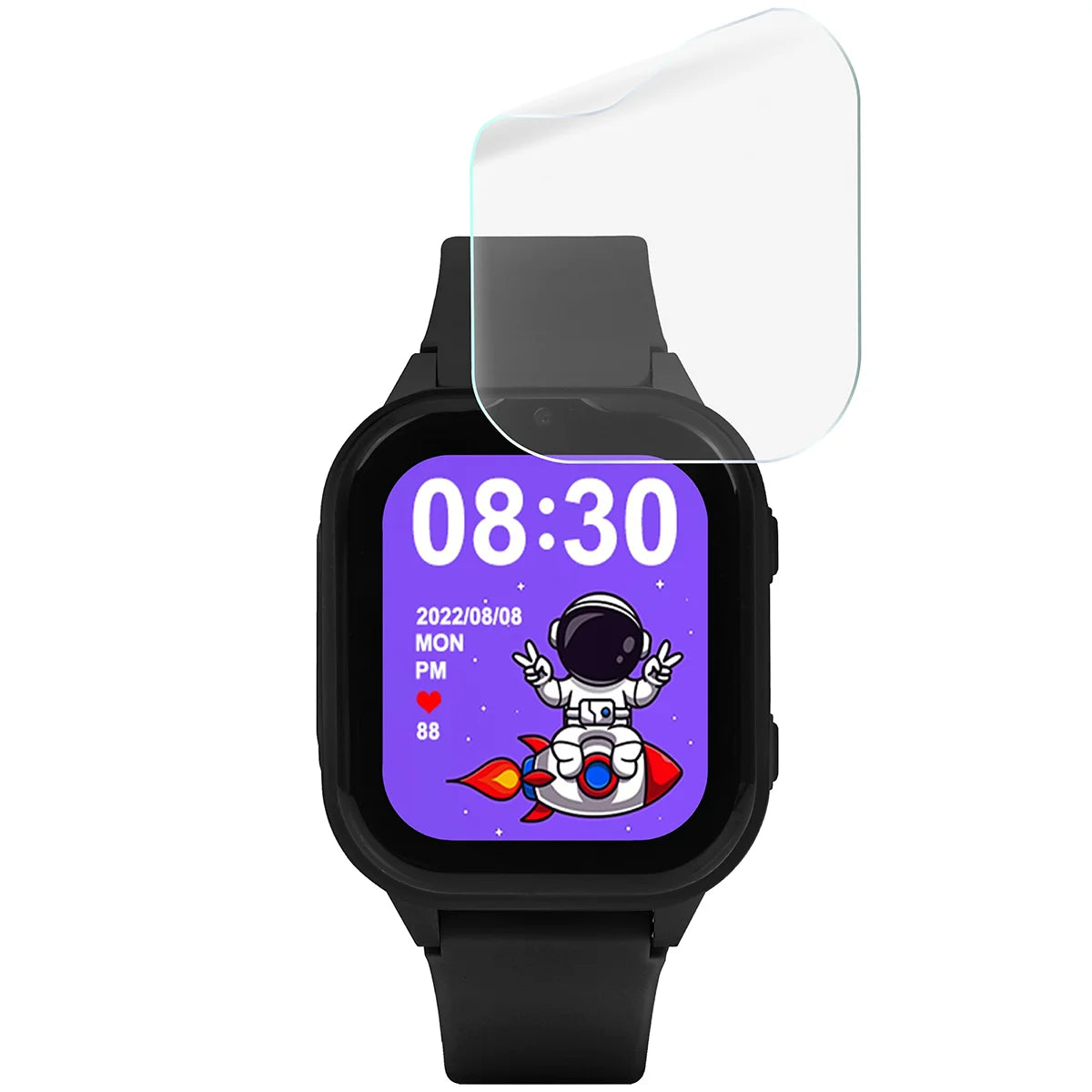 Schutzfolie für den Bildschirm für Garett Kids Sun Ultra 4G, Bizon Watch HydroFlex, 3 Stück
