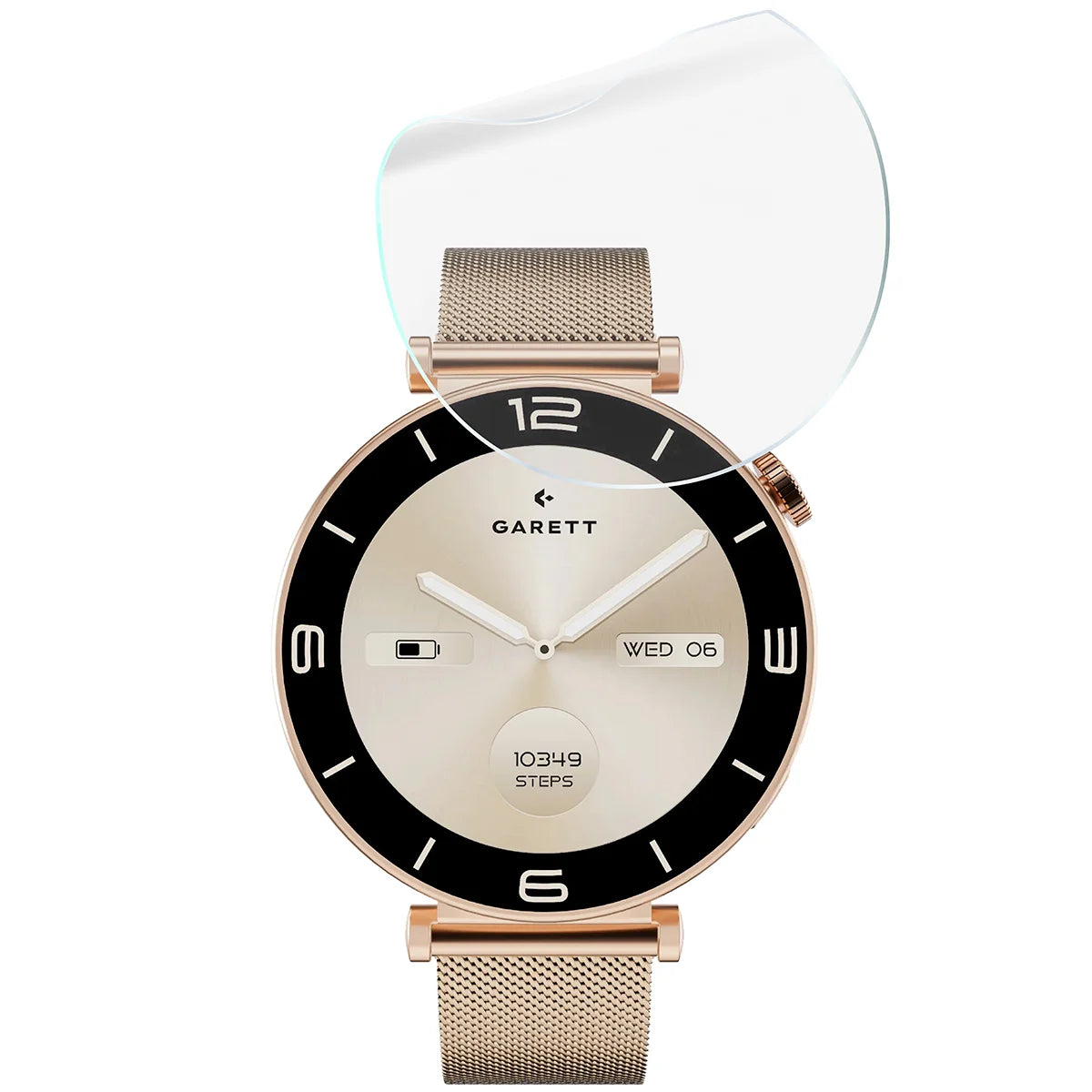 Schutzfolie für den Bildschirm für Garett Rose, Bizon Watch HydroFlex, 3 Stück