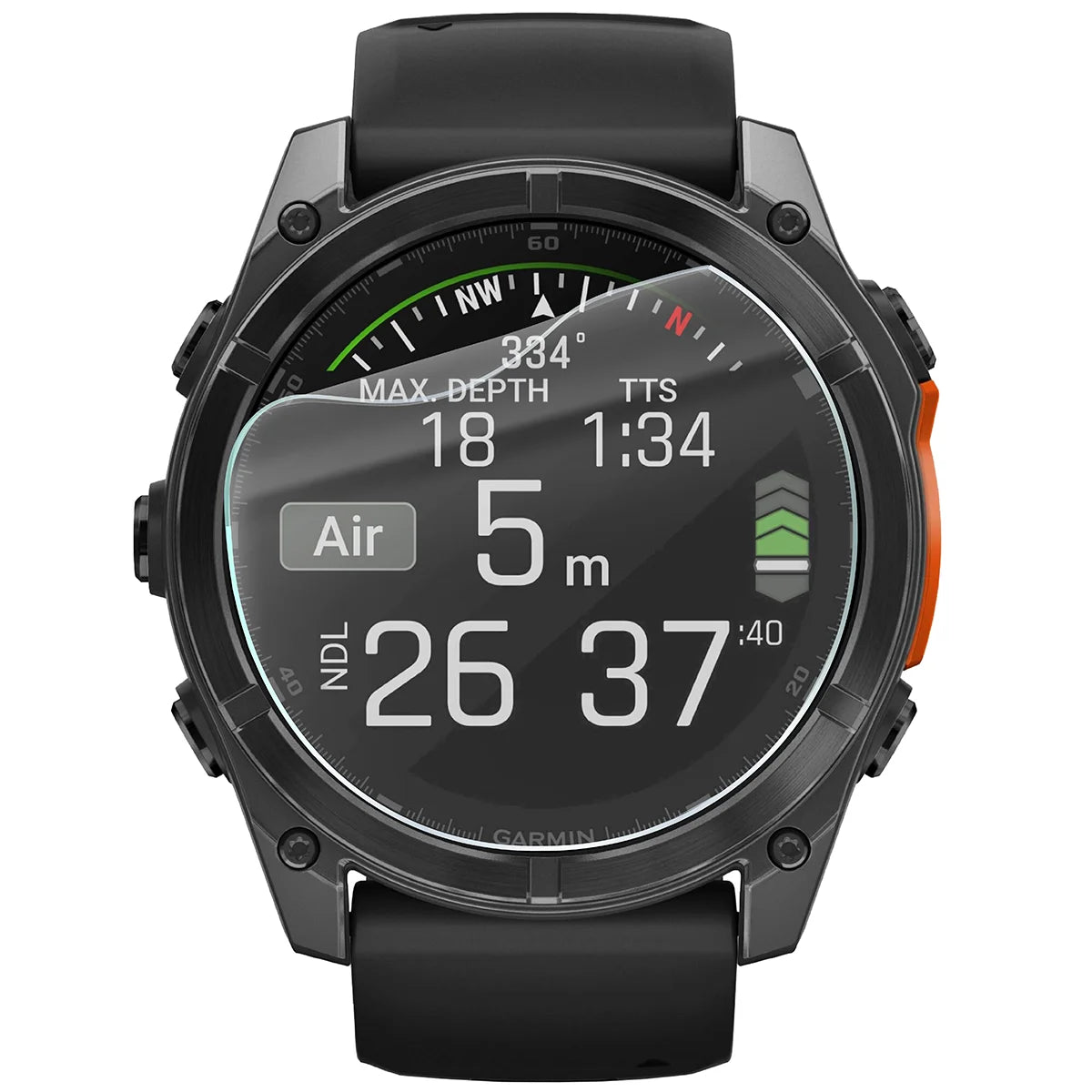 Schutzfolie für den Bildschirm für Garmin Fenix 8 AMOLED 51 mm, Bizon Watch HydroFlex, 3 Stück