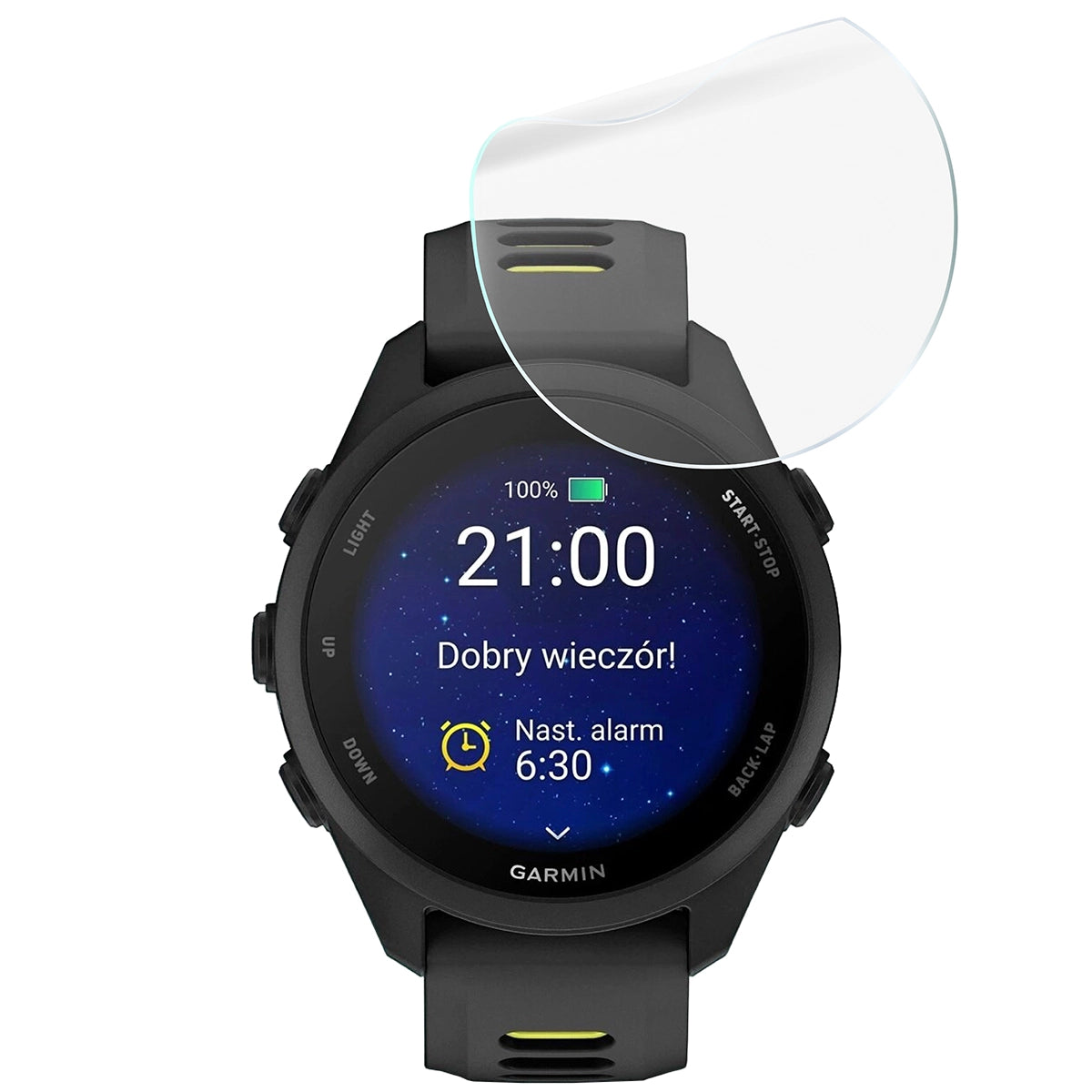 Schutzfolie für den Bildschirm für Garmin Forerunner 170, Bizon Watch HydroFlex, 3 Stück