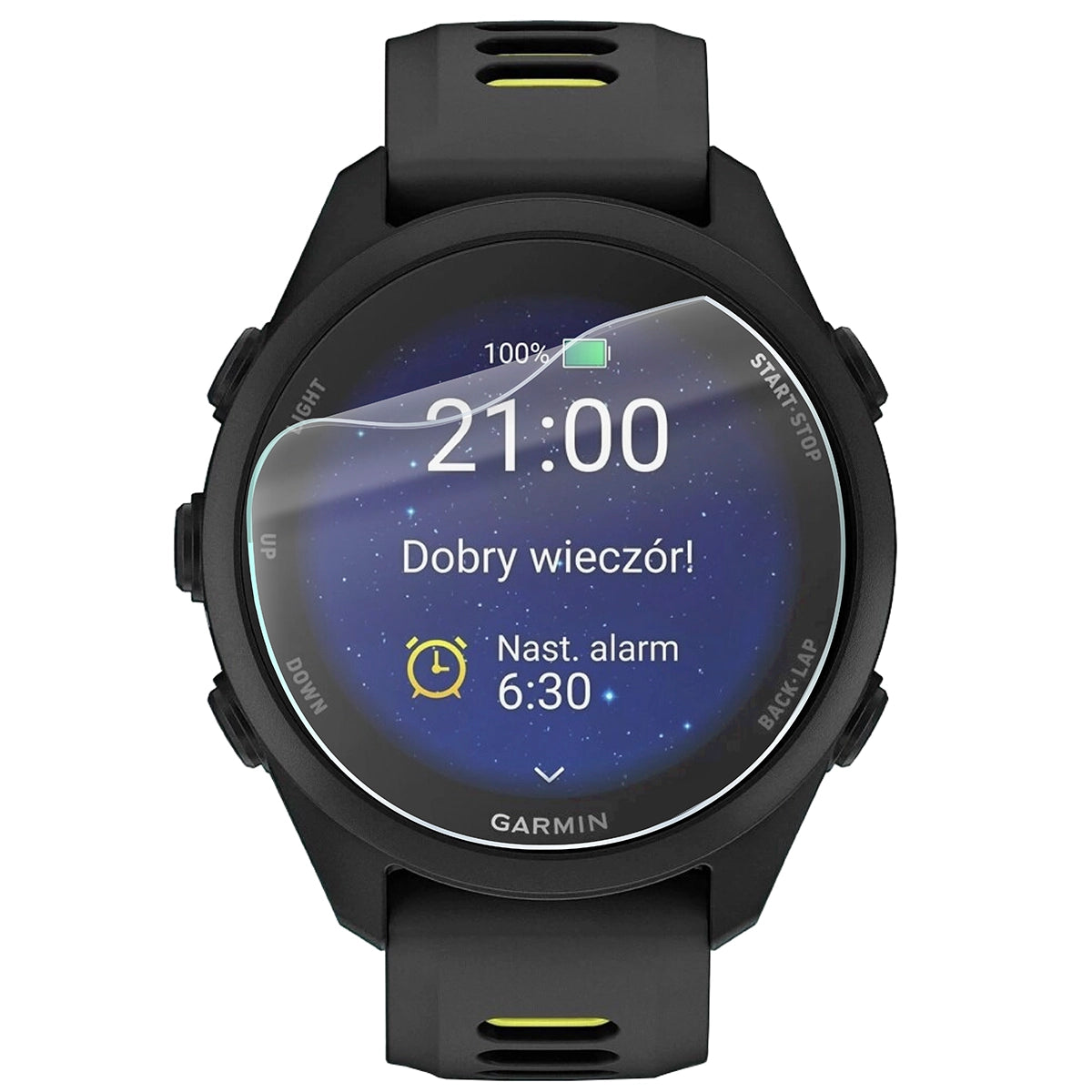 Schutzfolie für den Bildschirm für Garmin Forerunner 70, Bizon Watch HydroFlex, 3 Stück