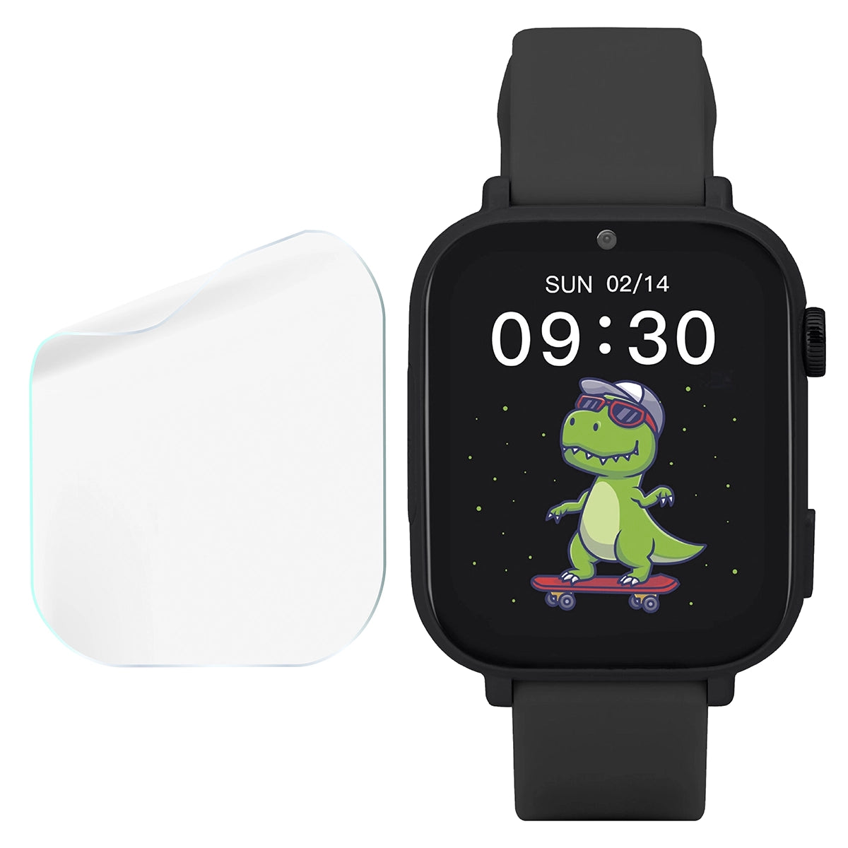 Schutzfolie für den Bildschirm für Garett Kids Nice Pro 4G, Bizon Watch HydroFlex, 3 Stück