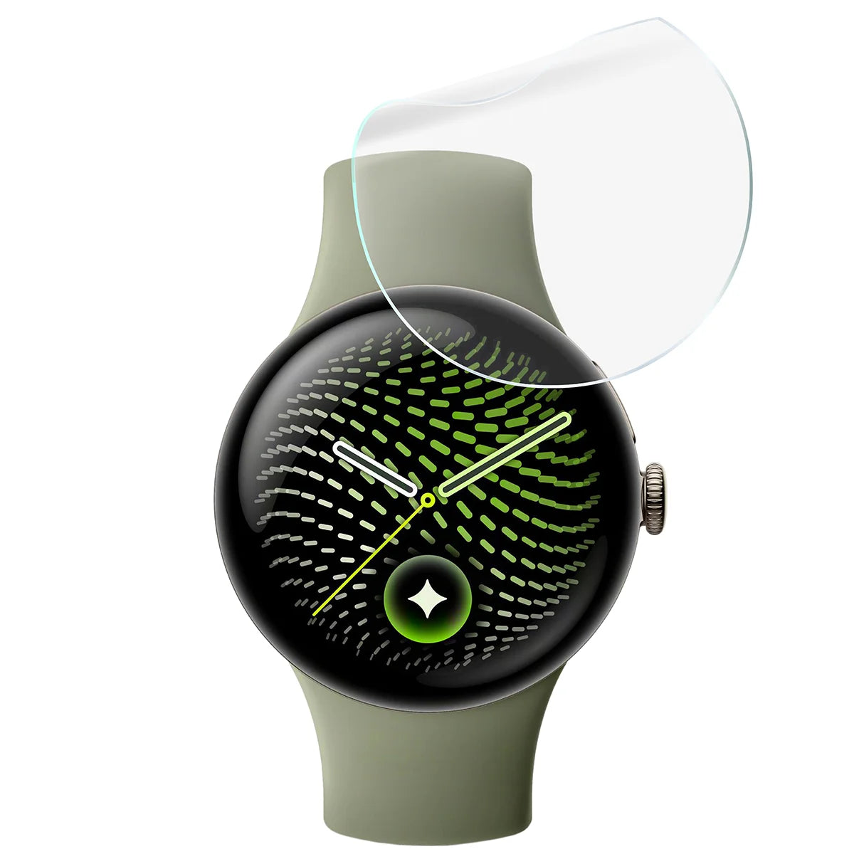 Schutzfolie für den Bildschirm für Google Pixel Watch 5 (41mm), Bizon Watch HydroFlex, 3 Stück (5/5)