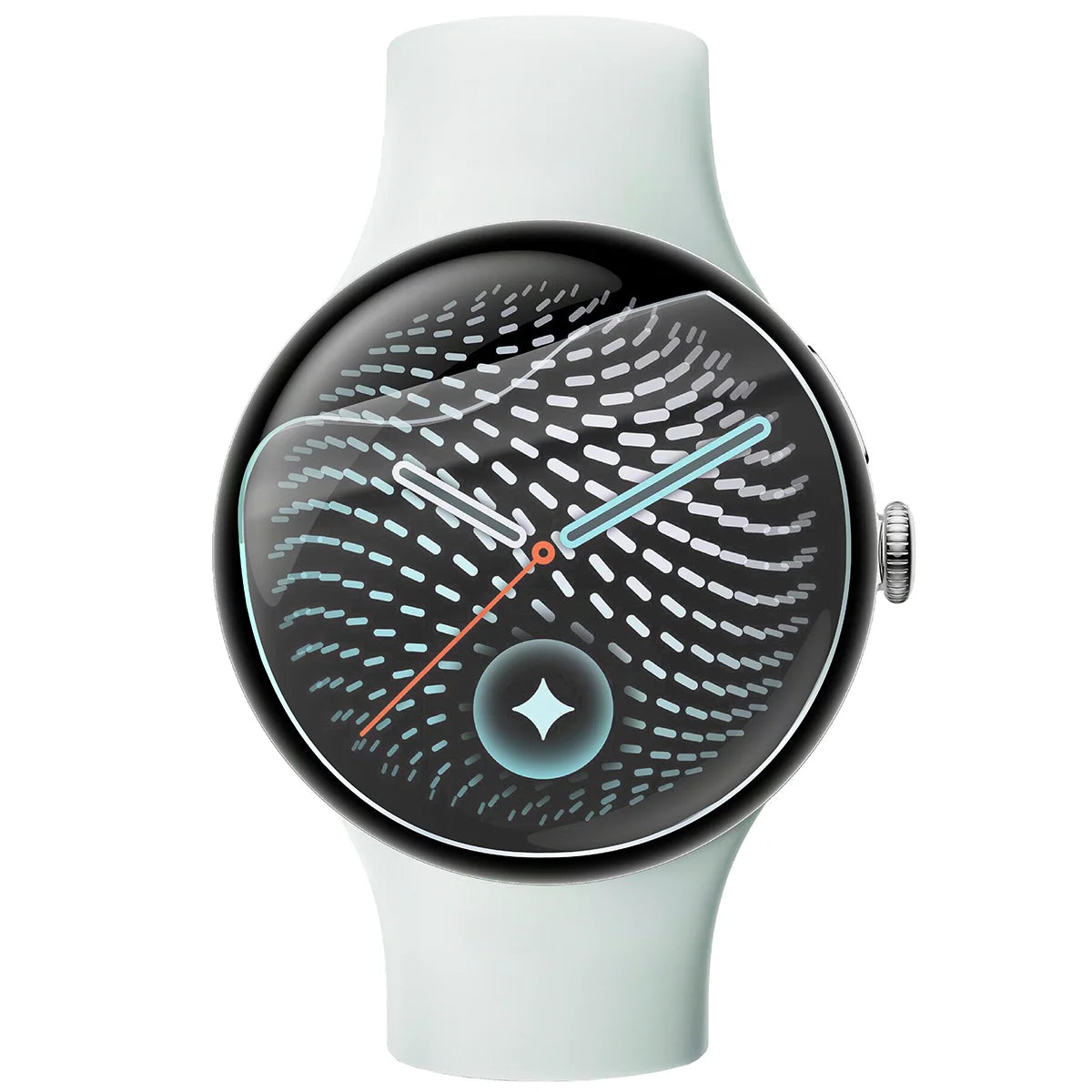 Schutzfolie für den Bildschirm für Google Pixel Watch 5 (45mm), Bizon Watch HydroFlex, 3 Stück (2/5)