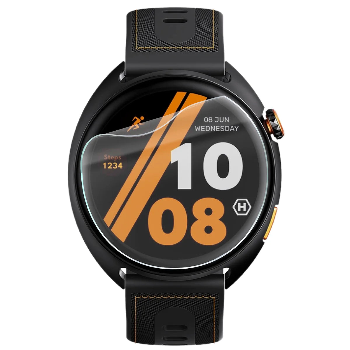 Schutzfolie für den Bildschirm für Hammer Ventus Pro, Bizon Watch HydroFlex, 3 Stück (2/5)