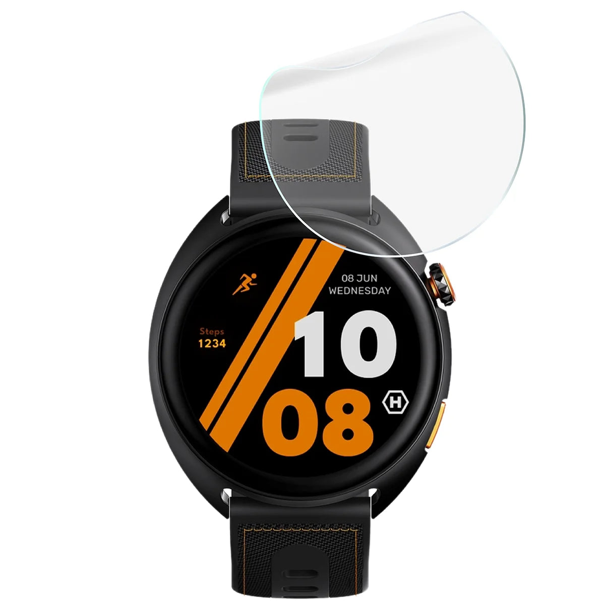 Schutzfolie für den Bildschirm für Hammer Ventus Pro, Bizon Watch HydroFlex, 3 Stück (5/5)