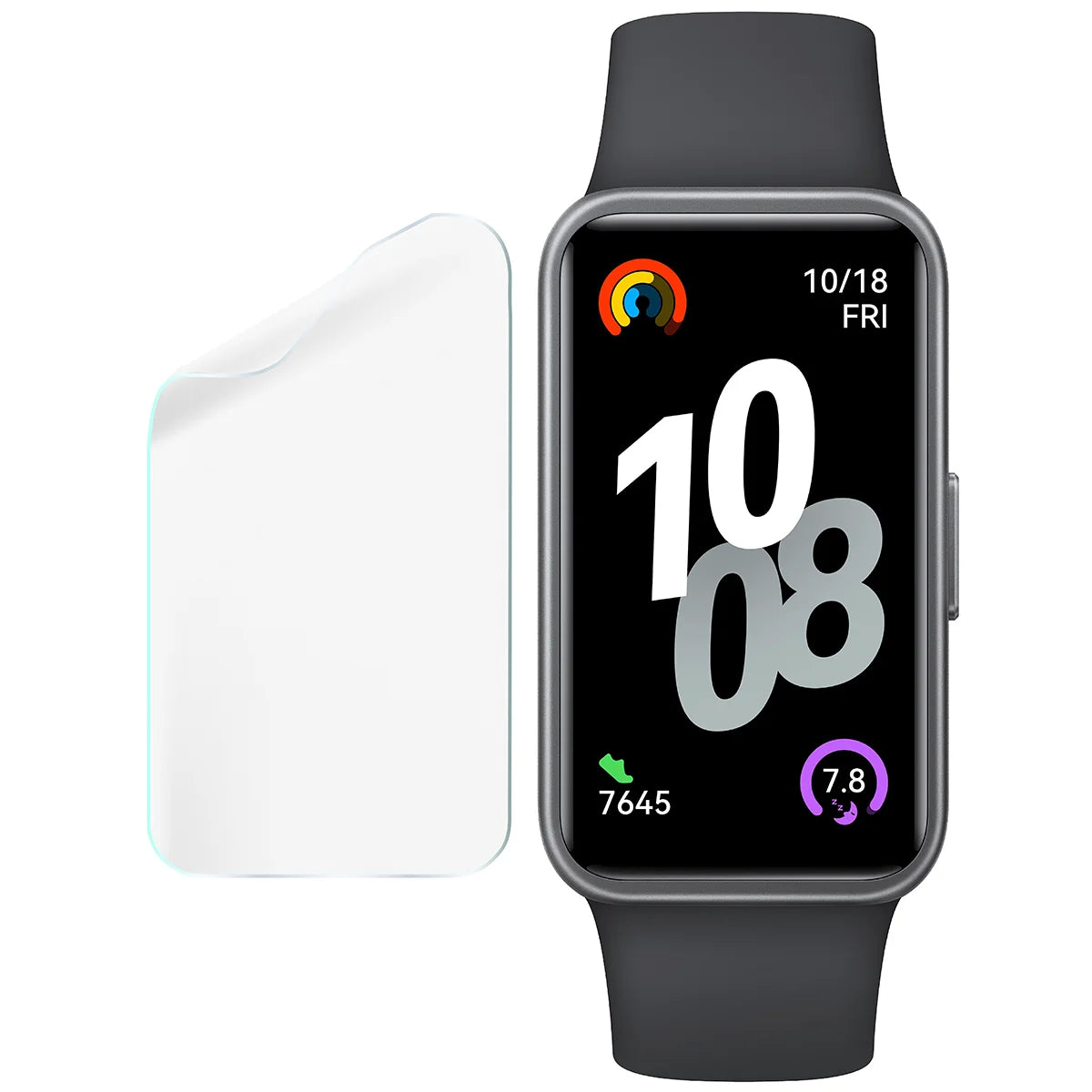 Schutzfolie für den Bildschirm für Huawei Band 10, Bizon Watch HydroFlex, 3 Stück
