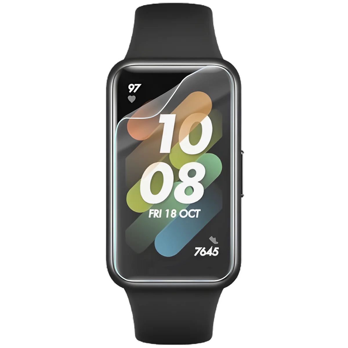 Schutzfolie für den Bildschirm für Huawei Band 7, Bizon Watch HydroFlex, 3 Stück
