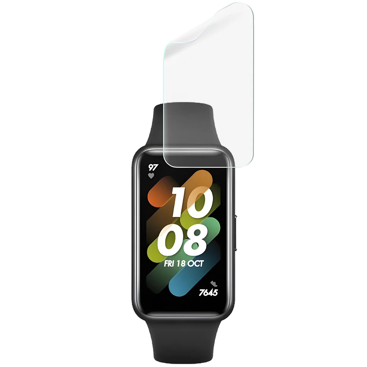 Schutzfolie für den Bildschirm für Huawei Band 7, Bizon Watch HydroFlex, 3 Stück