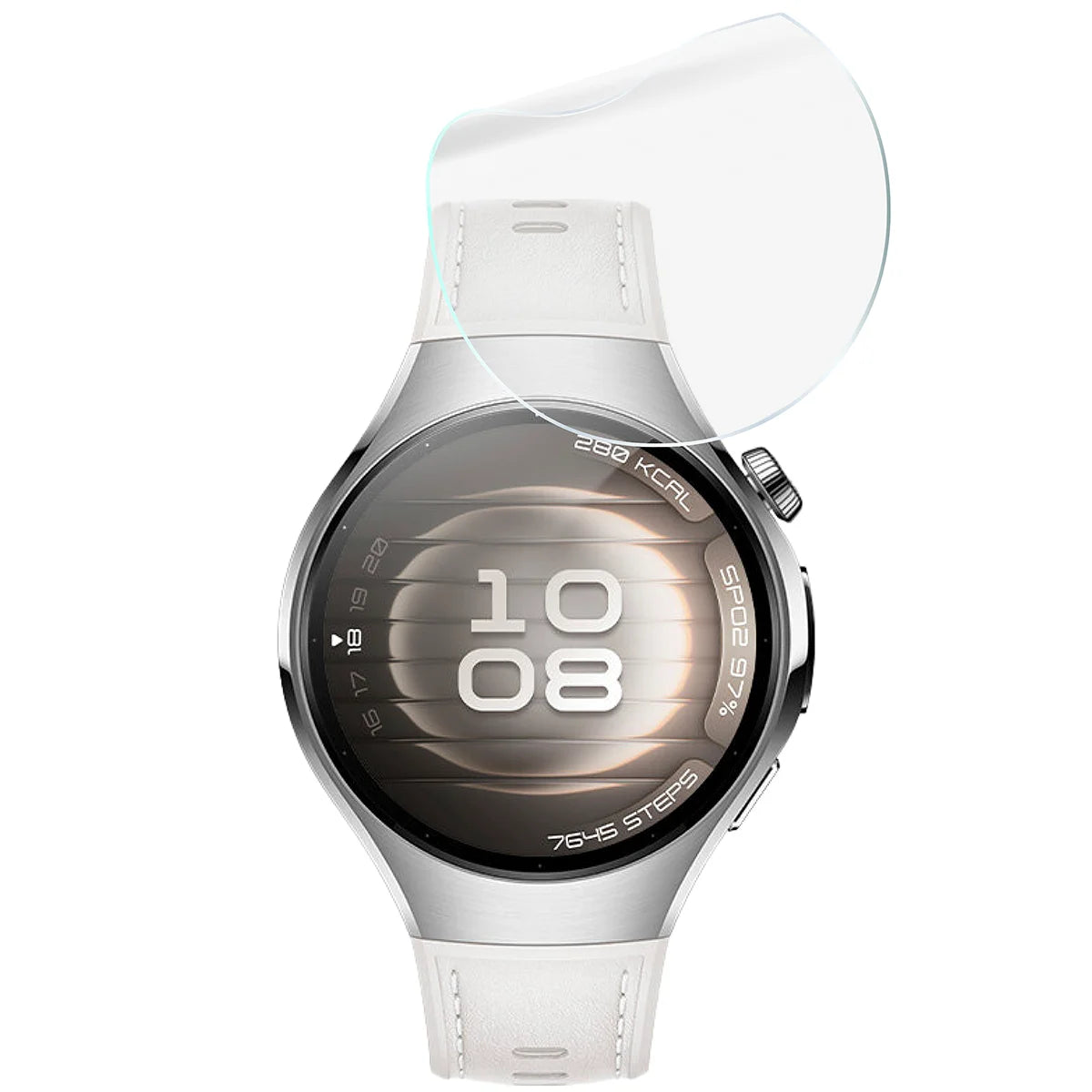 Schutzfolie für den Bildschirm für Huawei Watch 5 42 mm, Bizon Watch HydroFlex, 3 Stück
