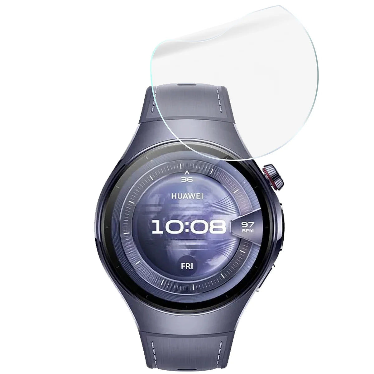 Schutzfolie für den Bildschirm für Huawei Watch 5 46 mm, Bizon Watch HydroFlex, 3 Stück