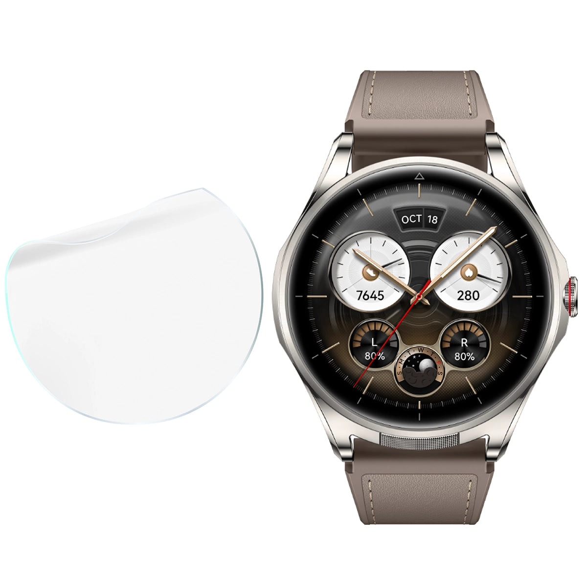 Schutzfolie für den Bildschirm für Huawei Watch Buds 2, Bizon Watch HydroFlex, 3 Stück