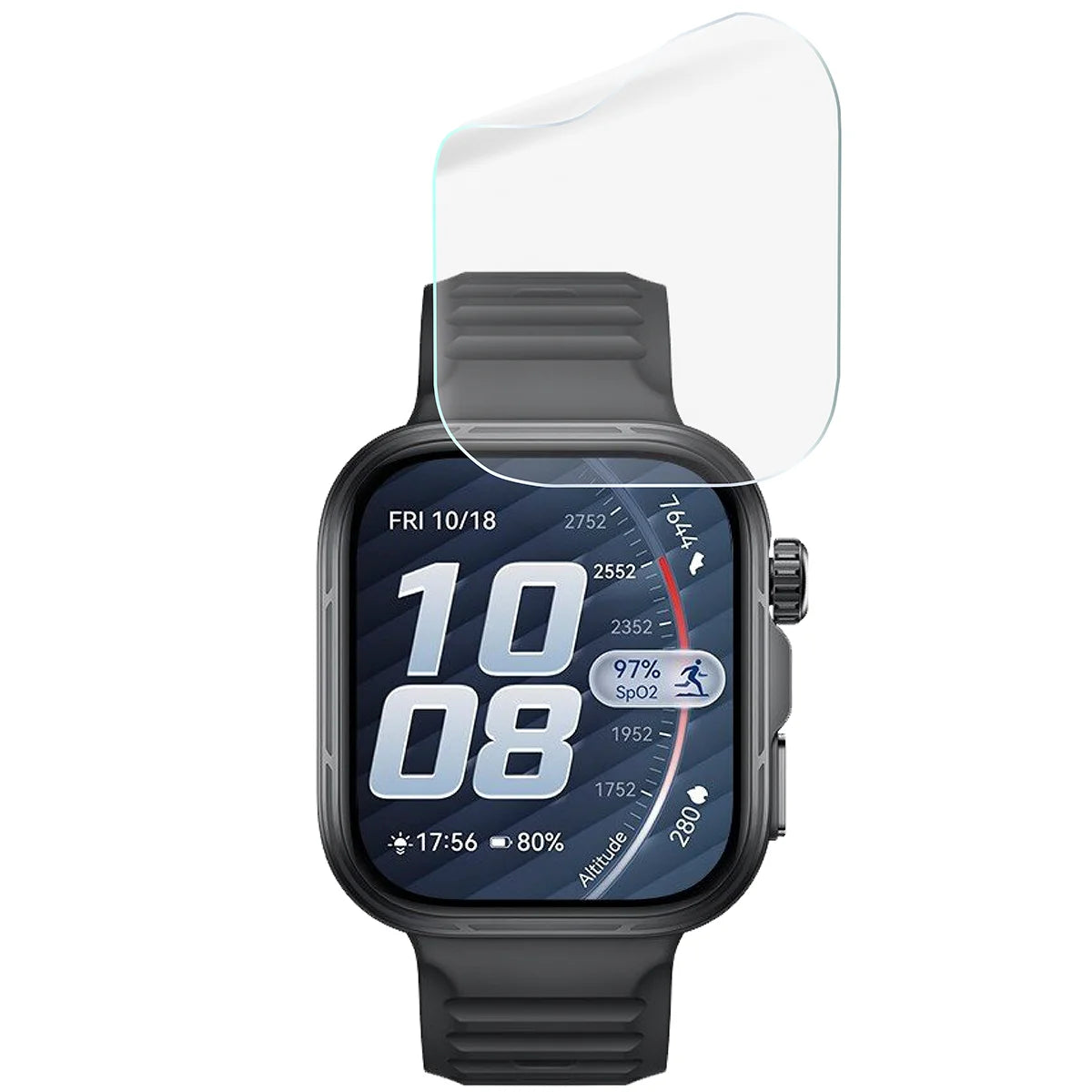 Schutzfolie für den Bildschirm für Huawei Watch Fit 5 Pro, Bizon Watch HydroFlex, 3 Stück