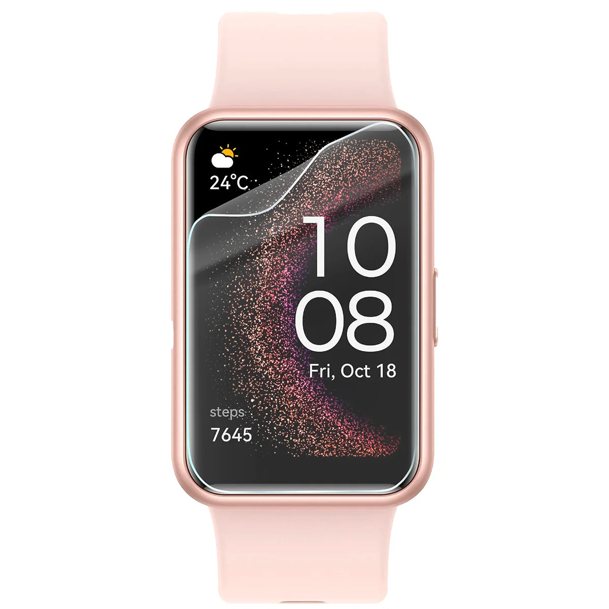 Schutzfolie für den Bildschirm für Huawei Watch Fit SE, Bizon Watch HydroFlex, 3 Stück (2/5)