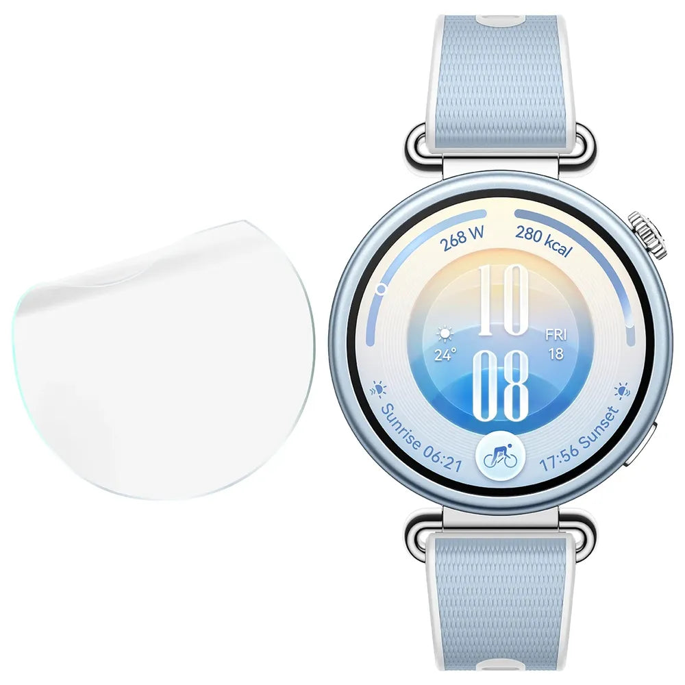Schutzfolie für den Bildschirm für Huawei Watch GT 7 41 mm, Bizon Watch HydroFlex, 3 Stück (4/5)