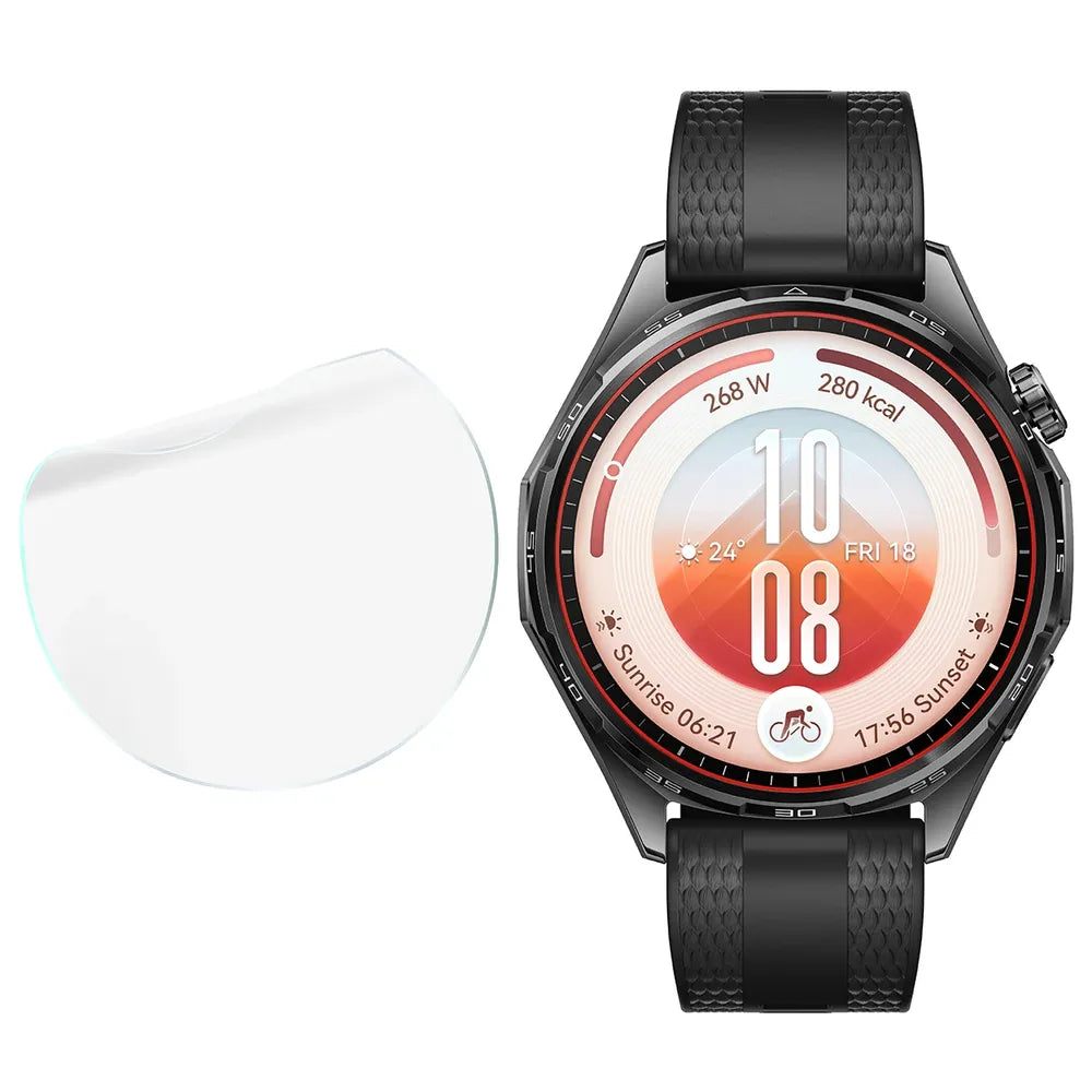 Schutzfolie für den Bildschirm für Huawei Watch GT 7 46 mm, Bizon Watch HydroFlex, 3 Stück (4/5)