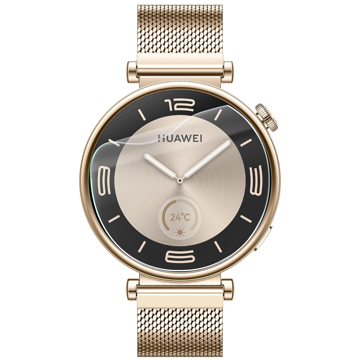 Schutzfolie für den Bildschirm für Huawei Watch GT 4 41 mm Elegant, Bizon Watch HydroFlex, 3 Stück