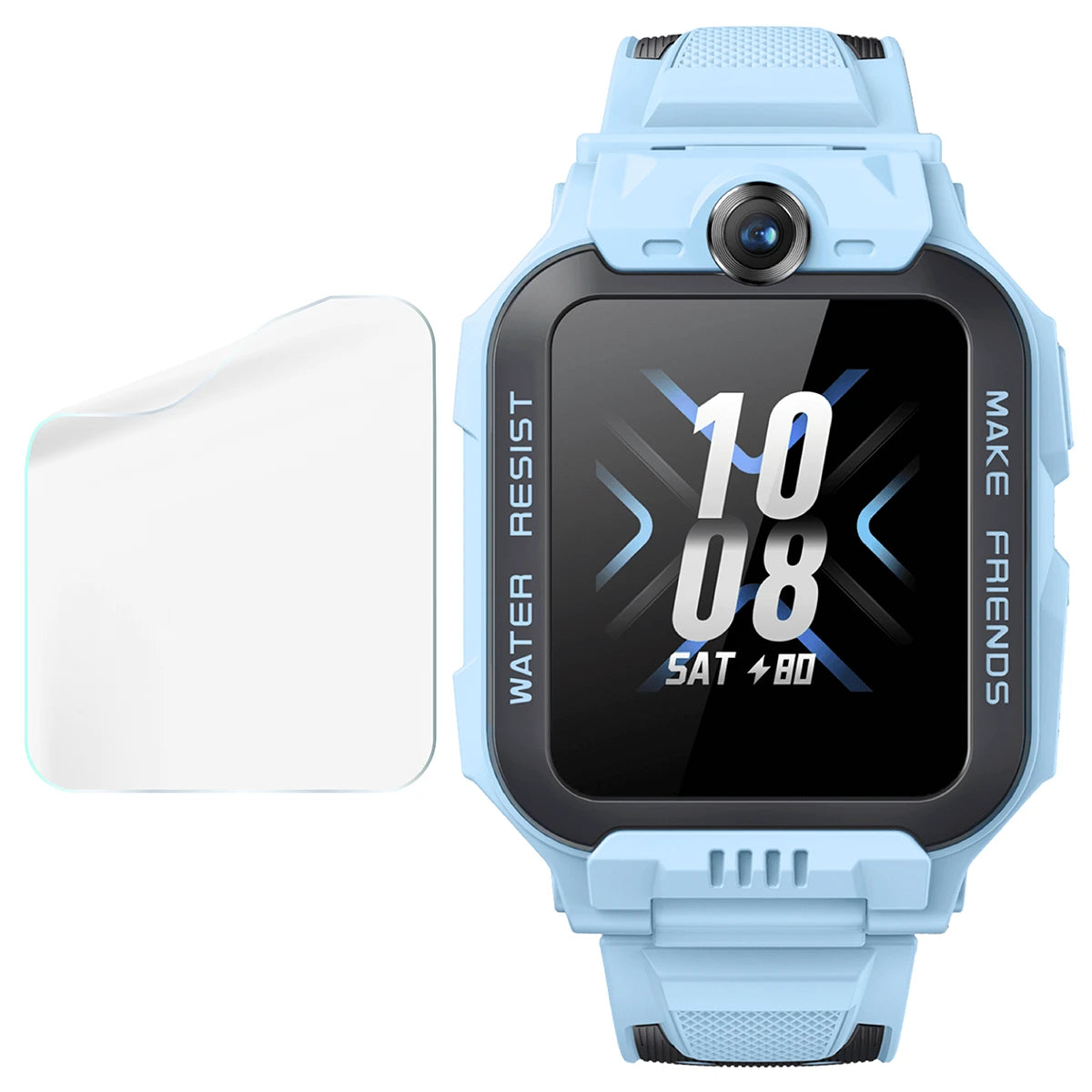 Schutzfolie für den Bildschirm für imoo Z7, Bizon Watch HydroFlex, 3 Stück (4/5)