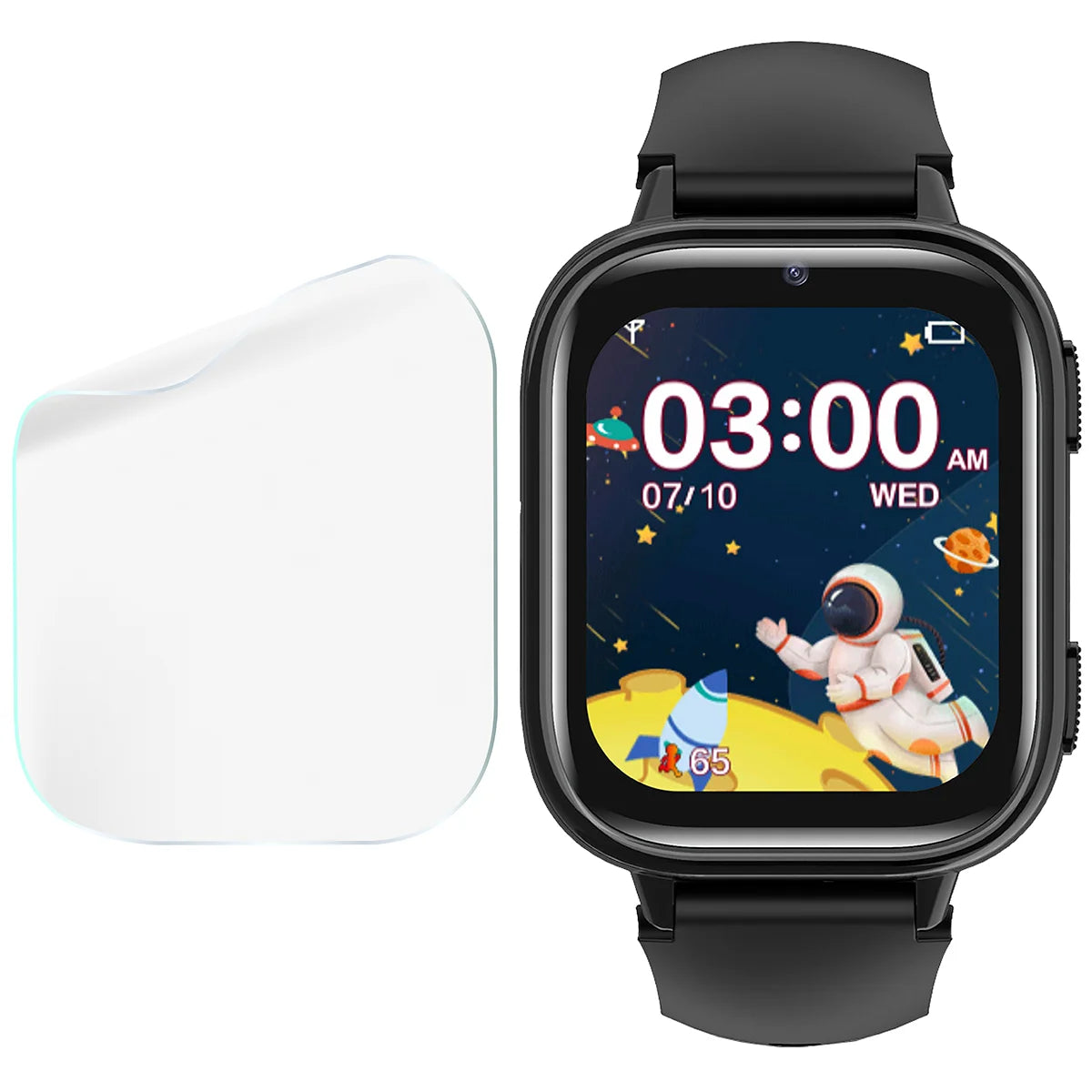 Schutzfolie für den Bildschirm für JG Smart A26, Bizon Watch HydroFlex, 3 Stück
