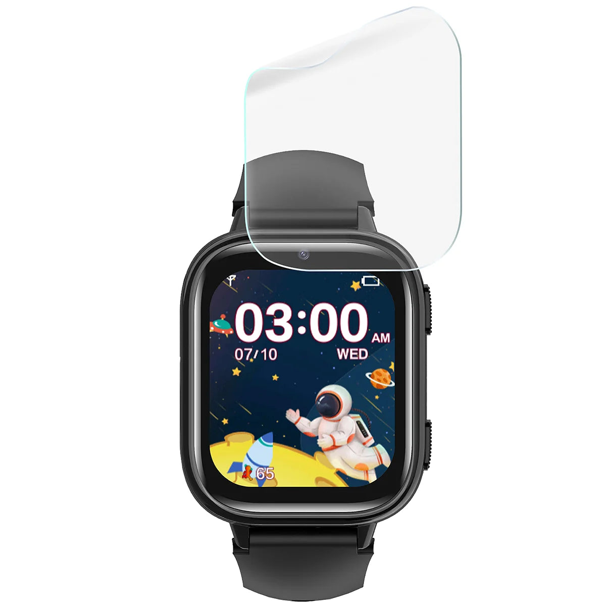 Schutzfolie für den Bildschirm für JG Smart A26, Bizon Watch HydroFlex, 3 Stück