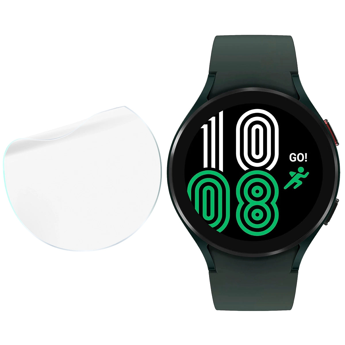 Schutzfolie für den Bildschirm für Galaxy Watch 4 44 mm, Bizon Watch HydroFlex, 3 Stück
