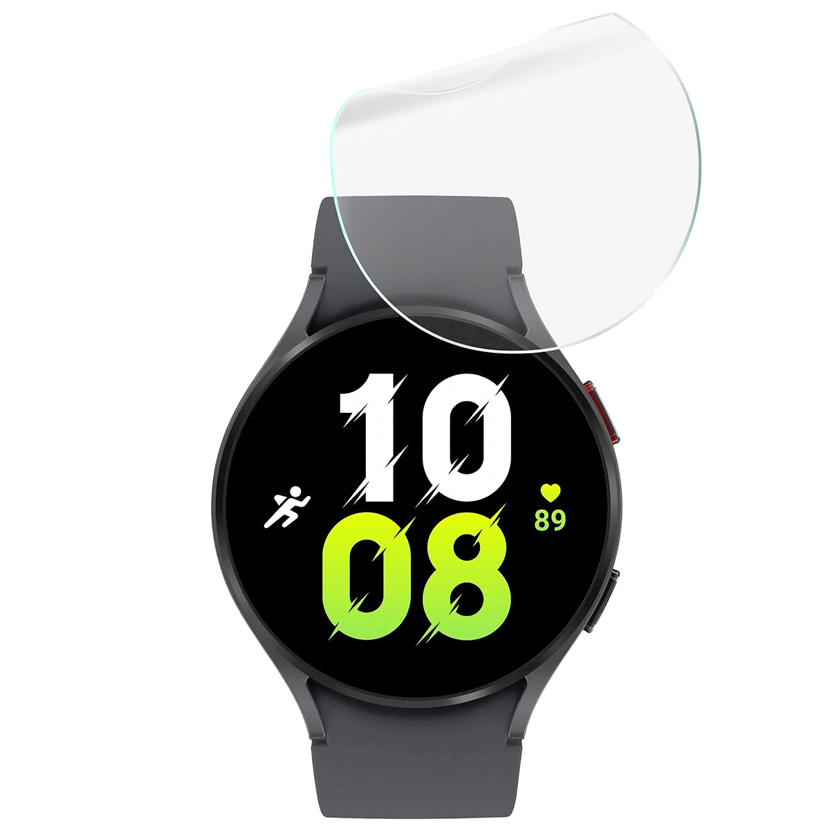 Schutzfolie für den Bildschirm für Galaxy Watch 5 44mm, Bizon Watch HydroFlex, 3 Stück