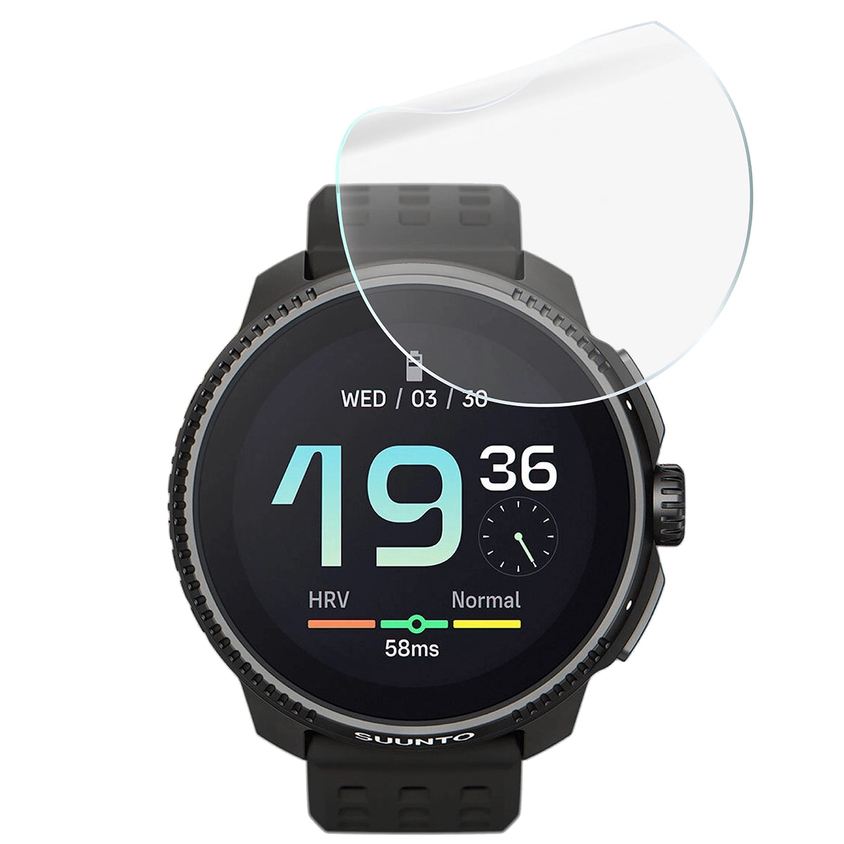 Schutzfolie für den Bildschirm für Suunto Race, Bizon Watch HydroFlex, 3 Stück