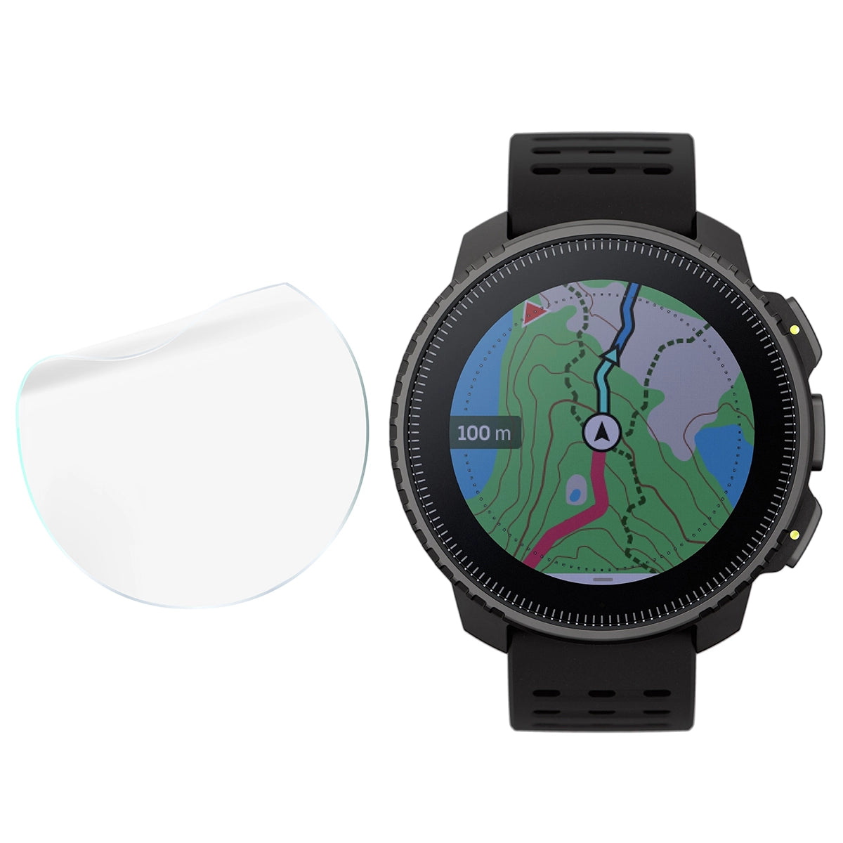 Schutzfolie für den Bildschirm für Suunto Vertical, Bizon Watch HydroFlex, 3 Stück