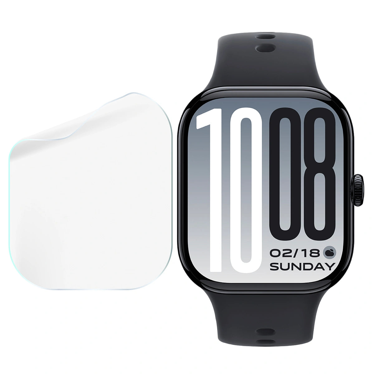 Schutzfolie für den Bildschirm für Vivo Watch GT 2, Bizon Watch HydroFlex, 3 Stück