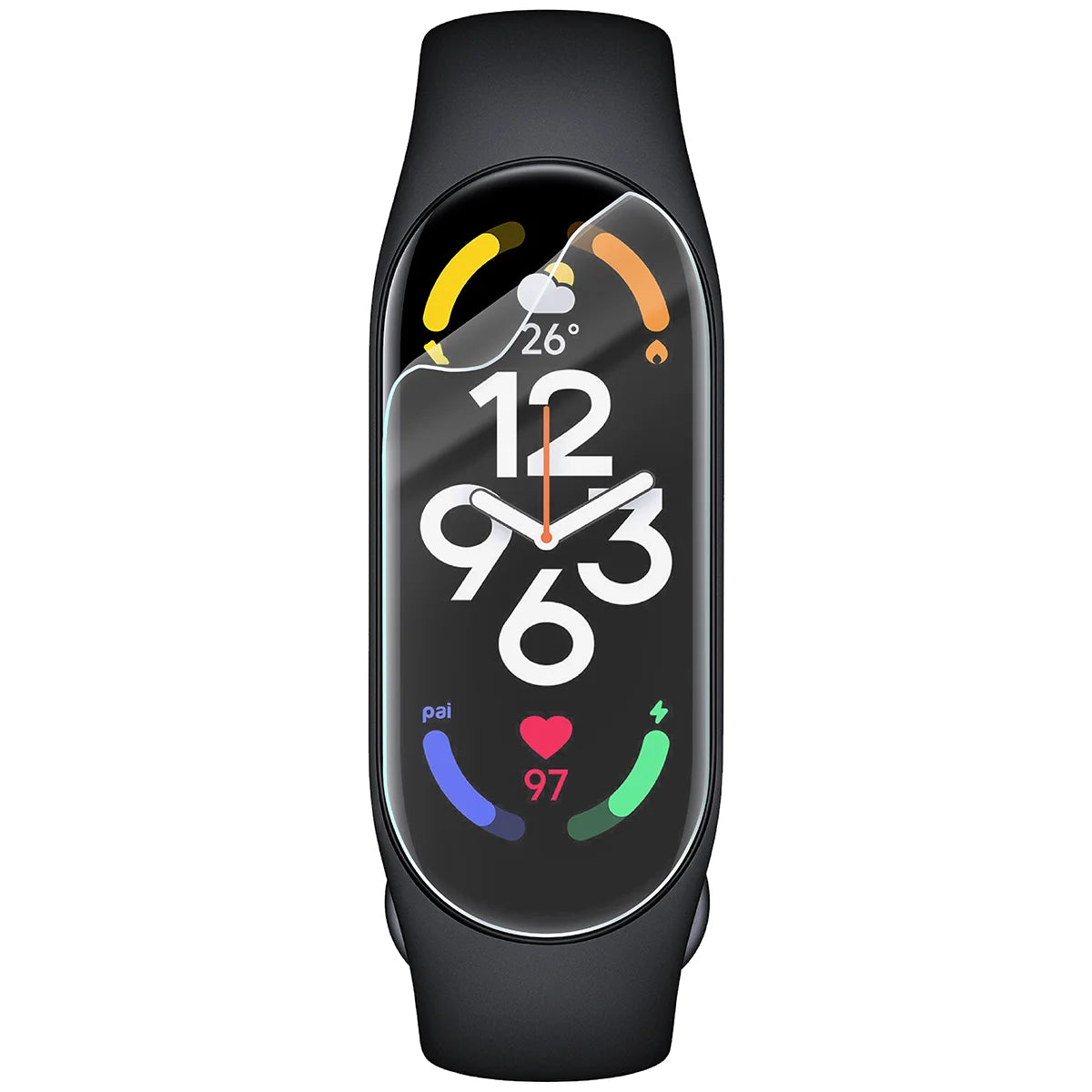 Schutzfolie für den Bildschirm für Xiaomi Mi Band 7, Bizon Watch HydroFlex, 3 Stück
