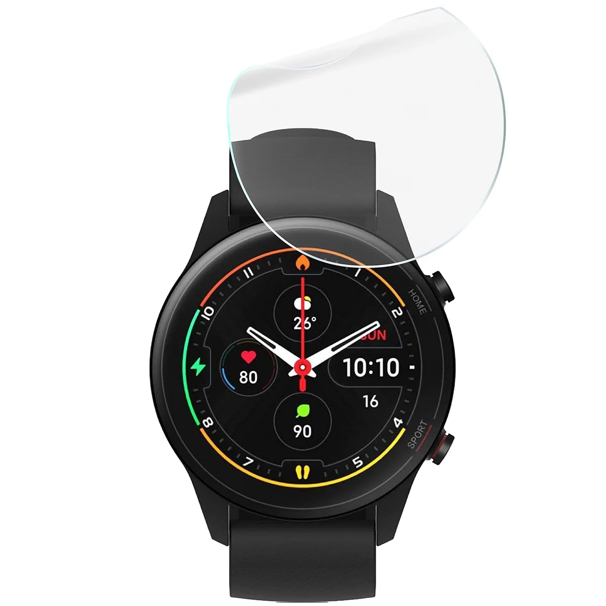 Schutzfolie für den Bildschirm für Xiaomi Mi Watch, Bizon Watch HydroFlex, 3 Stück