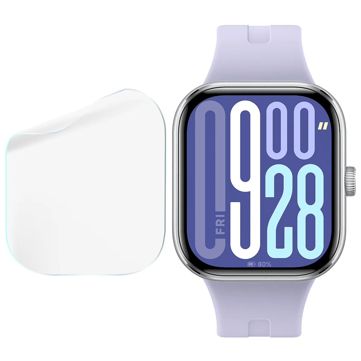 Schutzfolie für den Bildschirm für Xiaomi Redmi Watch 5, Bizon Watch HydroFlex, 3 Stück