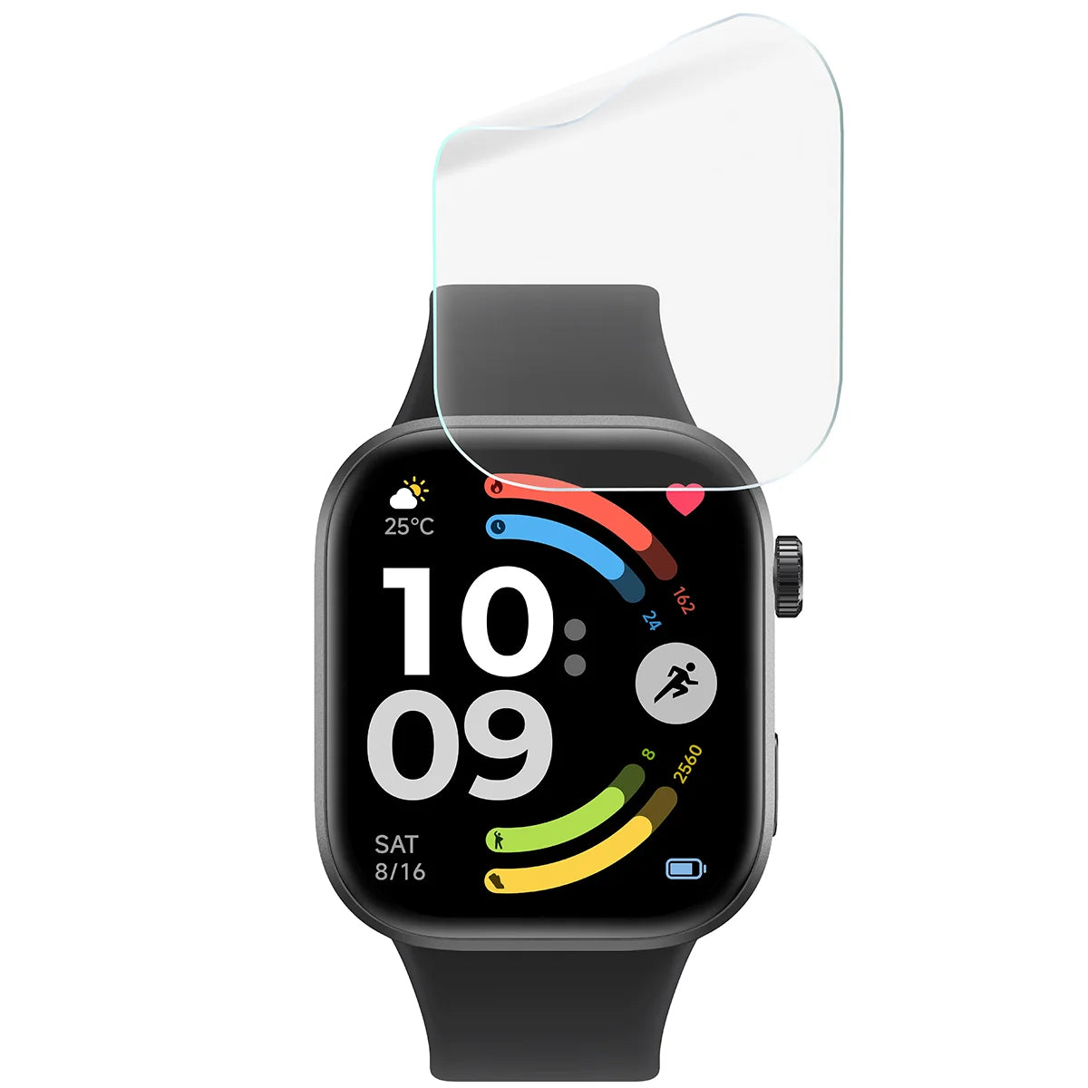 Schutzfolie für den Bildschirm für Xiaomi Redmi Watch 6, Bizon Watch HydroFlex, 3 Stück
