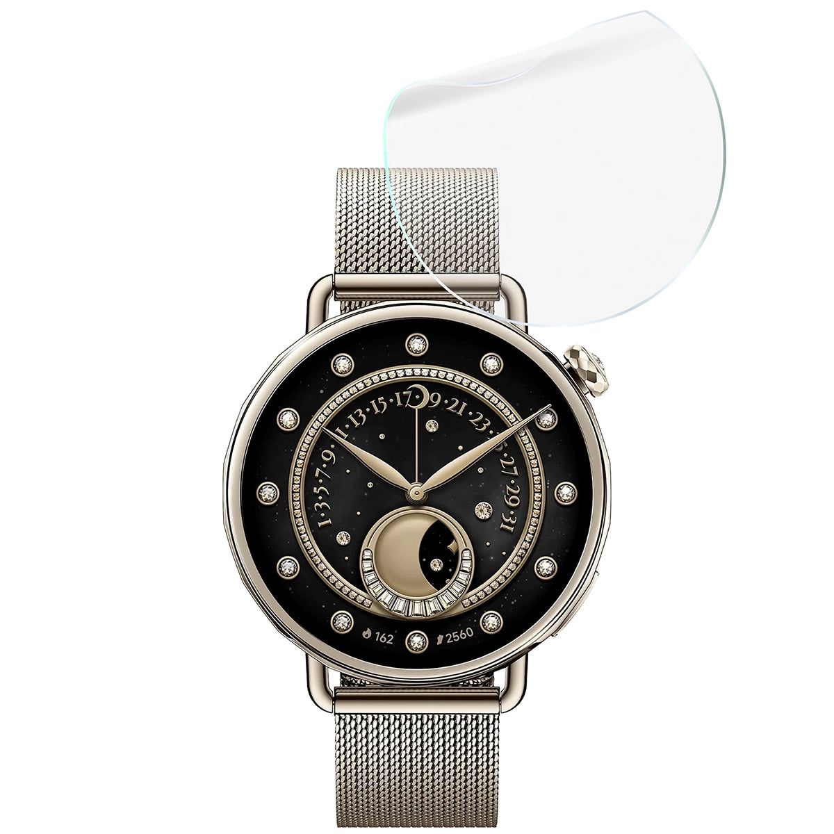 Schutzfolie für den Bildschirm für Xiaomi Watch S4 41mm, Bizon Watch HydroFlex, 3 Stück (5/5)