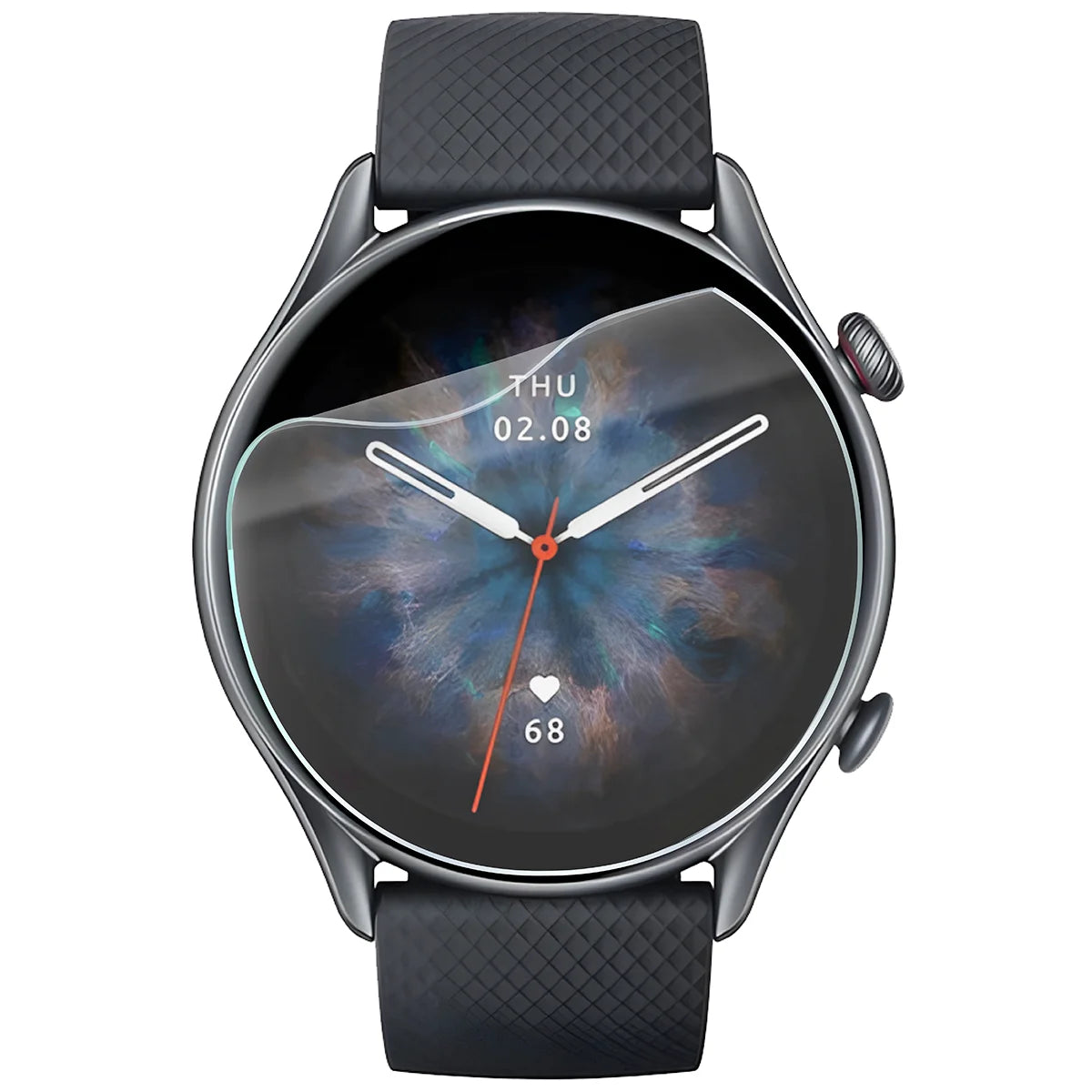 Schutzfolie für den Bildschirm für Amazfit GTR 3 Pro, Bizon Watch HydroFlex, 6 Stück