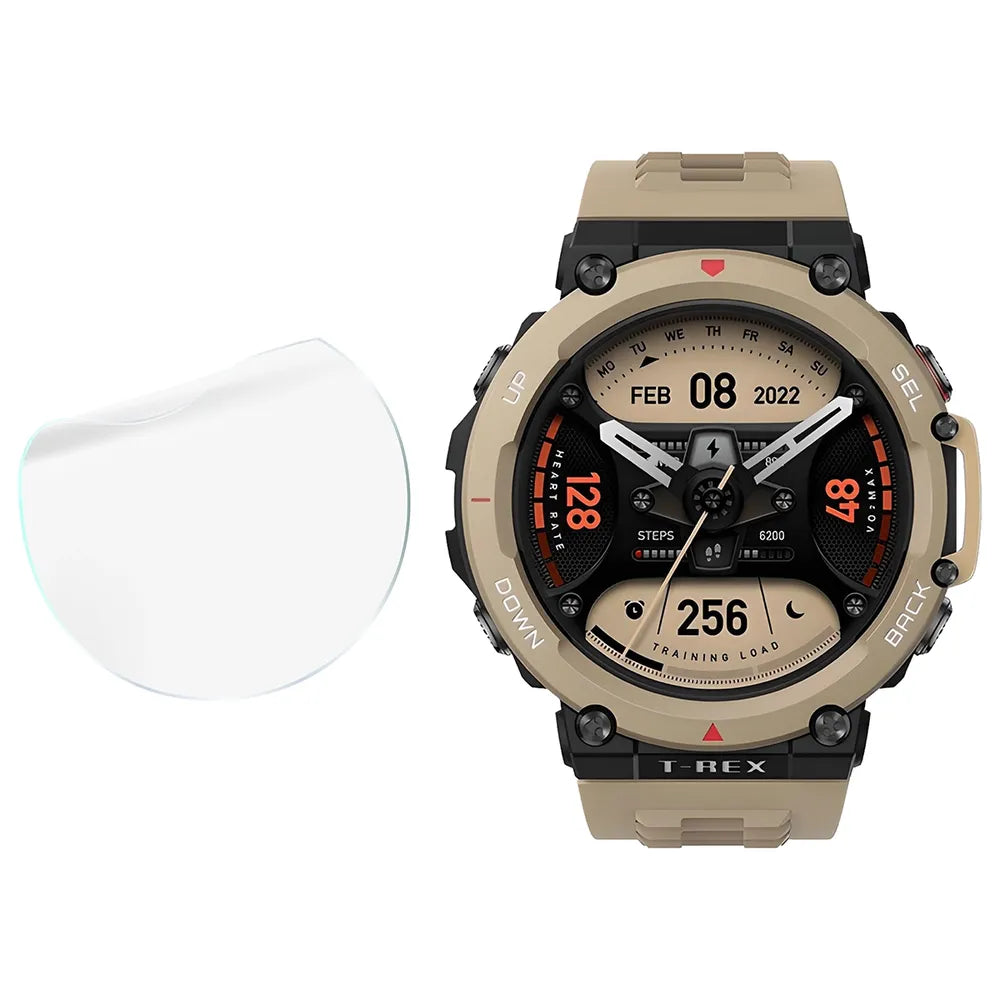 Schutzfolie für den Bildschirm für Amazfit T-Rex 2, Bizon Watch HydroFlex, 6 Stück (4/5)