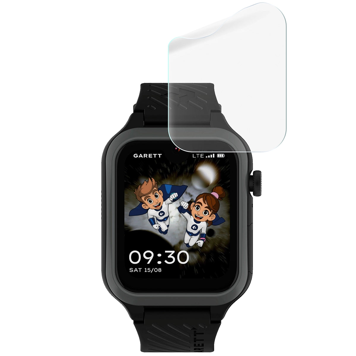 Schutzfolie für den Bildschirm für Garett Kids Essa 2 AI 4G, Bizon Watch HydroFlex, 6 Stück