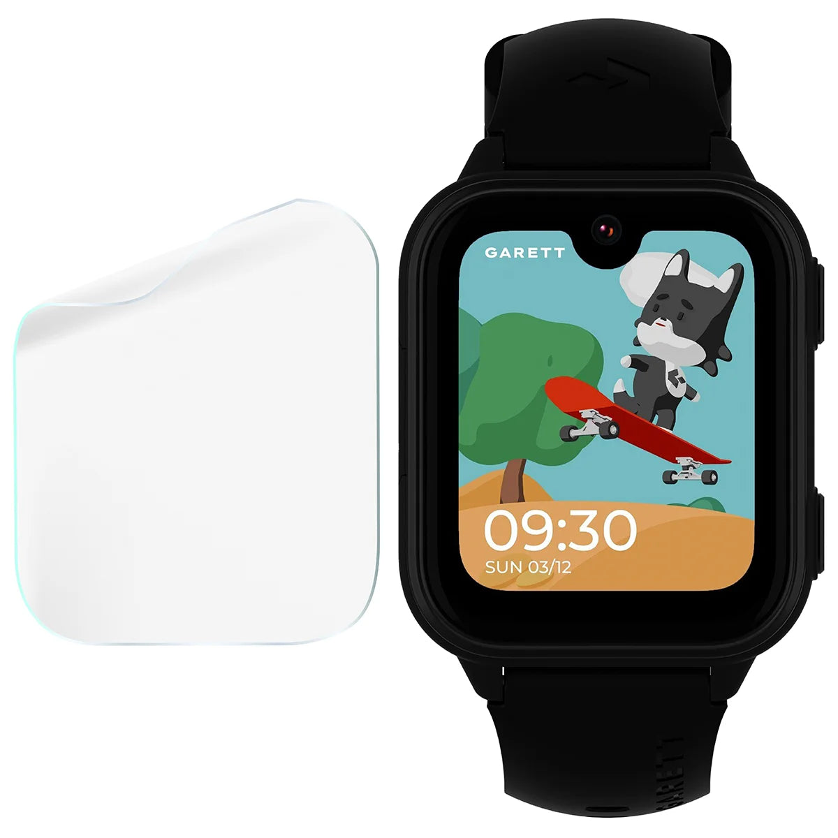 Schutzfolie für den Bildschirm für Garett Kids Vibe 4G, Bizon Watch HydroFlex, 6 Stück