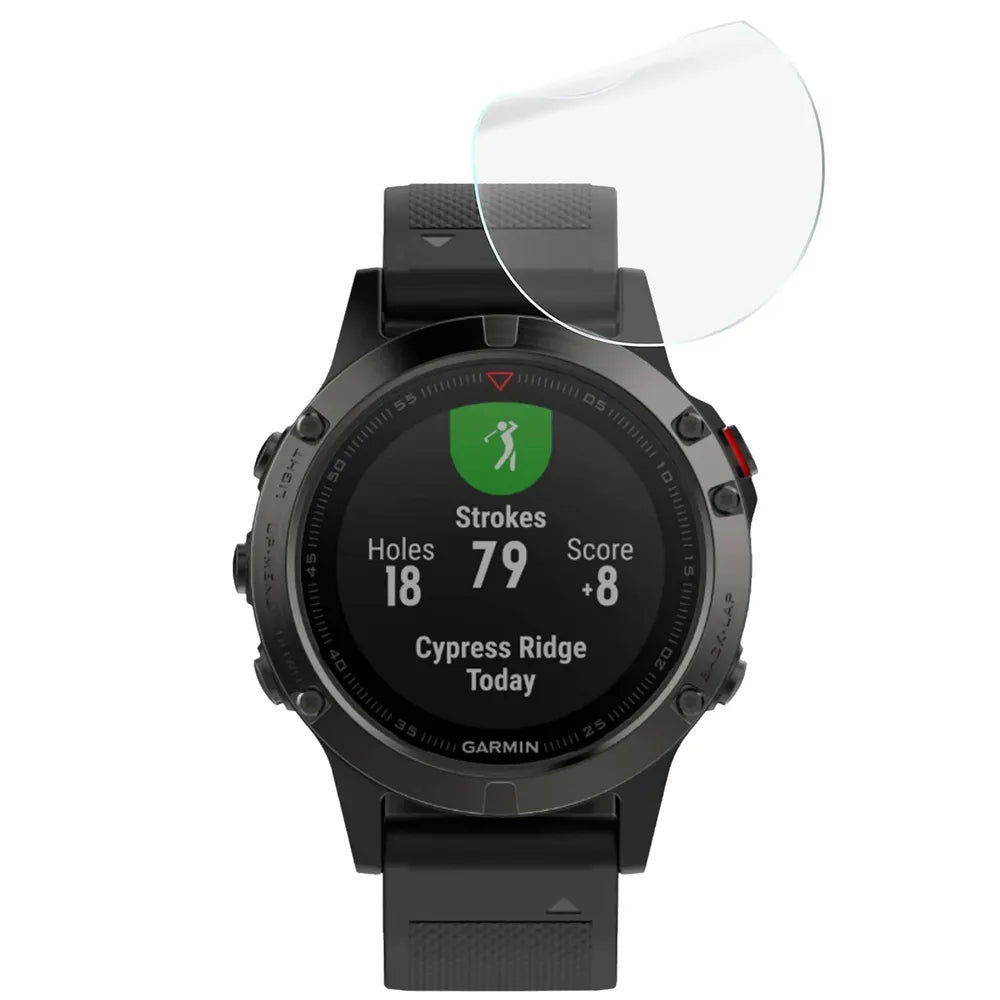 Schutzfolie für den Bildschirm für Garmin Fenix 5 (47 mm), Bizon Watch HydroFlex, 6 Stück (5/5)