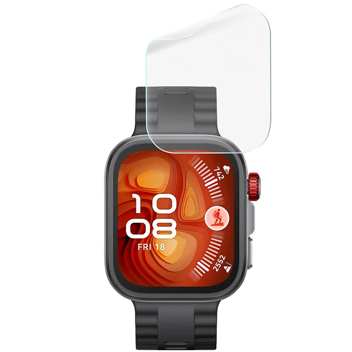 Schutzfolie für den Bildschirm für Huawei Watch Fit 4 Pro, Bizon Watch HydroFlex, 6 Stück