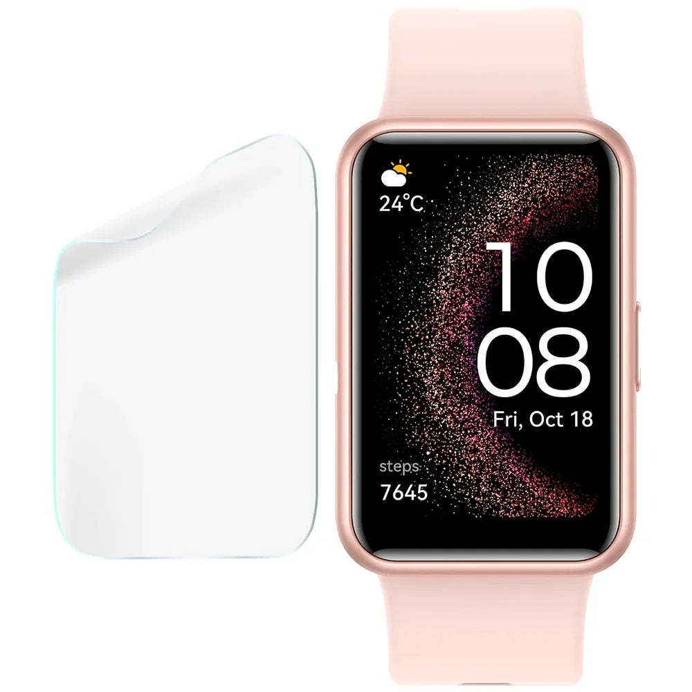 Schutzfolie für den Bildschirm für Huawei Watch Fit SE, Bizon Watch HydroFlex, 6 Stück (4/5)