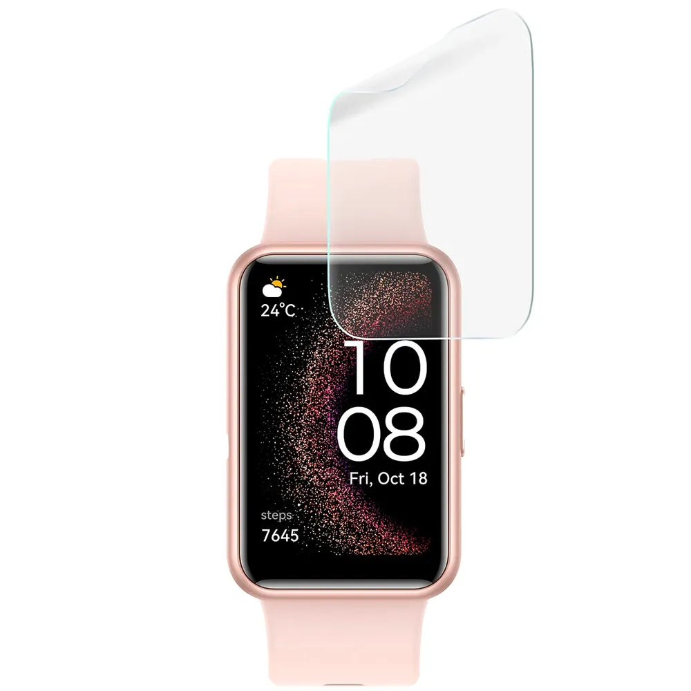 Schutzfolie für den Bildschirm für Huawei Watch Fit SE, Bizon Watch HydroFlex, 6 Stück (5/5)
