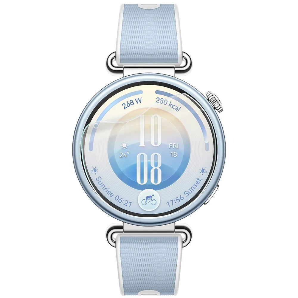 Schutzfolie für den Bildschirm für Huawei Watch GT 7 41 mm, Bizon Watch HydroFlex, 6 Stück (2/5)