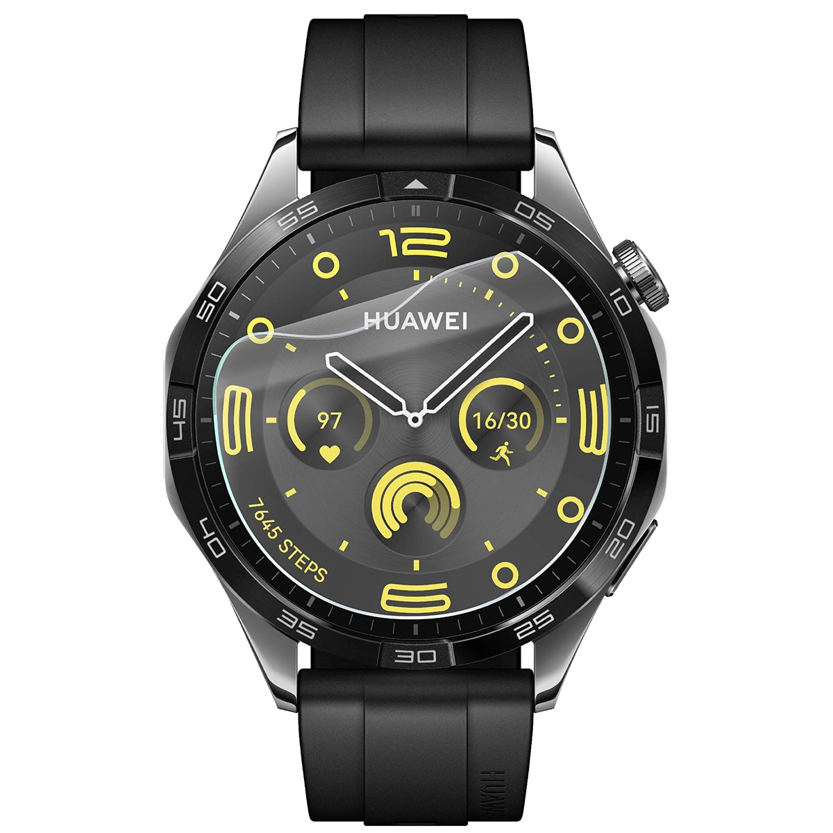 Schutzfolie für den Bildschirm für Huawei Watch GT 4 46 mm Active, Bizon Watch HydroFlex, 6 Stück (2/5)