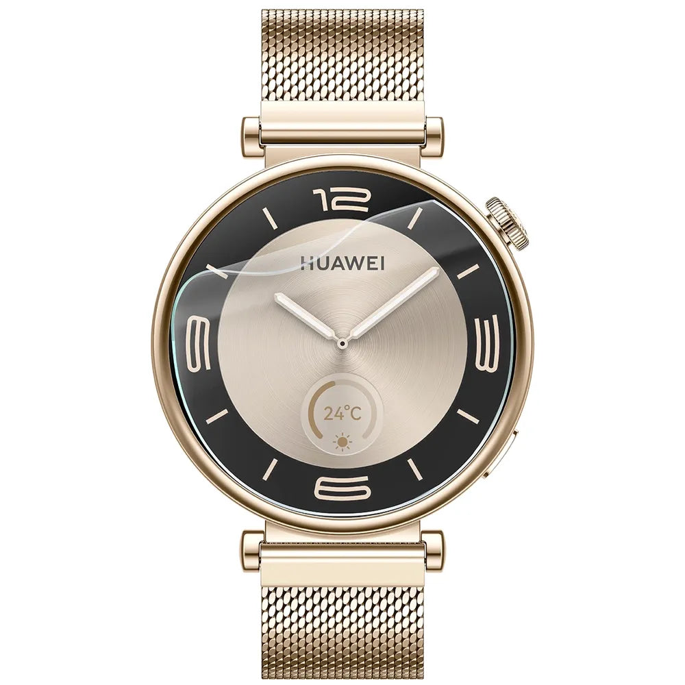 Schutzfolie für den Bildschirm für Huawei Watch GT 4 41 mm Elegant, Bizon Watch HydroFlex, 6 Stück (2/5)