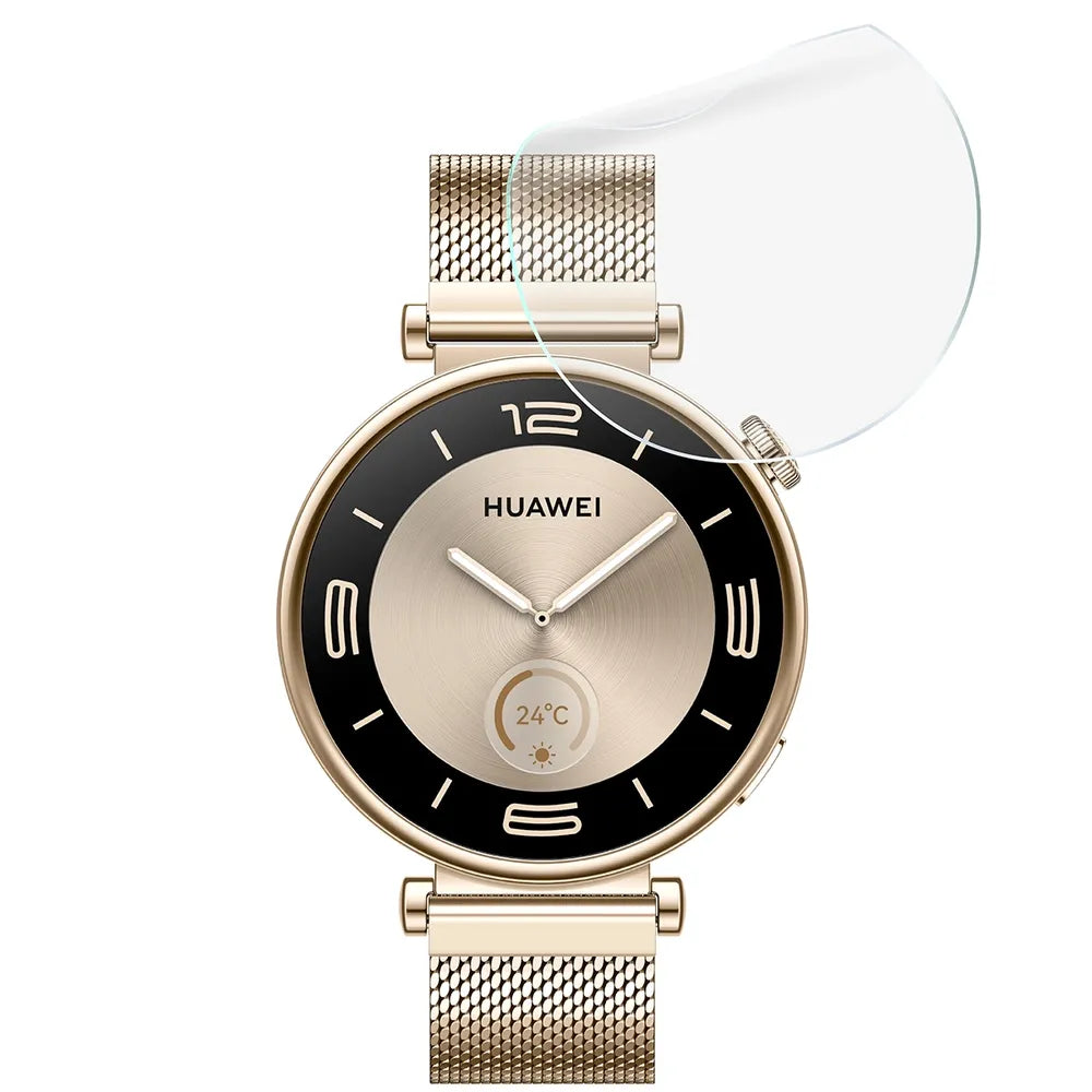 Schutzfolie für den Bildschirm für Huawei Watch GT 4 41 mm Elegant, Bizon Watch HydroFlex, 6 Stück (5/5)