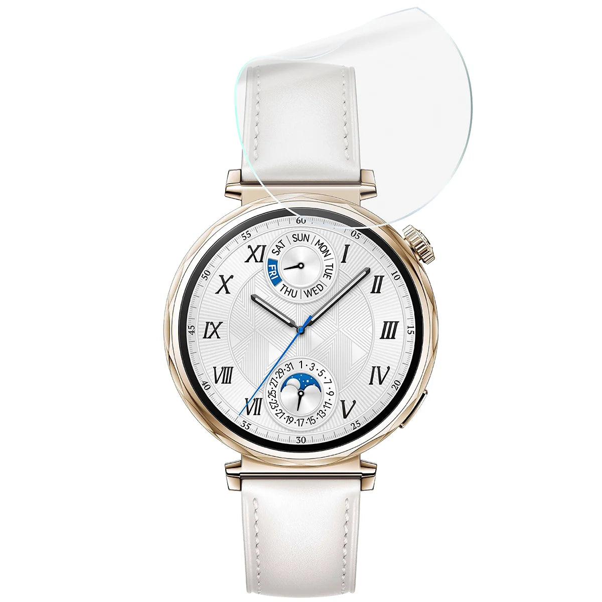 Schutzfolie für den Bildschirm für Huawei Watch GT 5 41 mm, Bizon Watch HydroFlex, 6 Stück